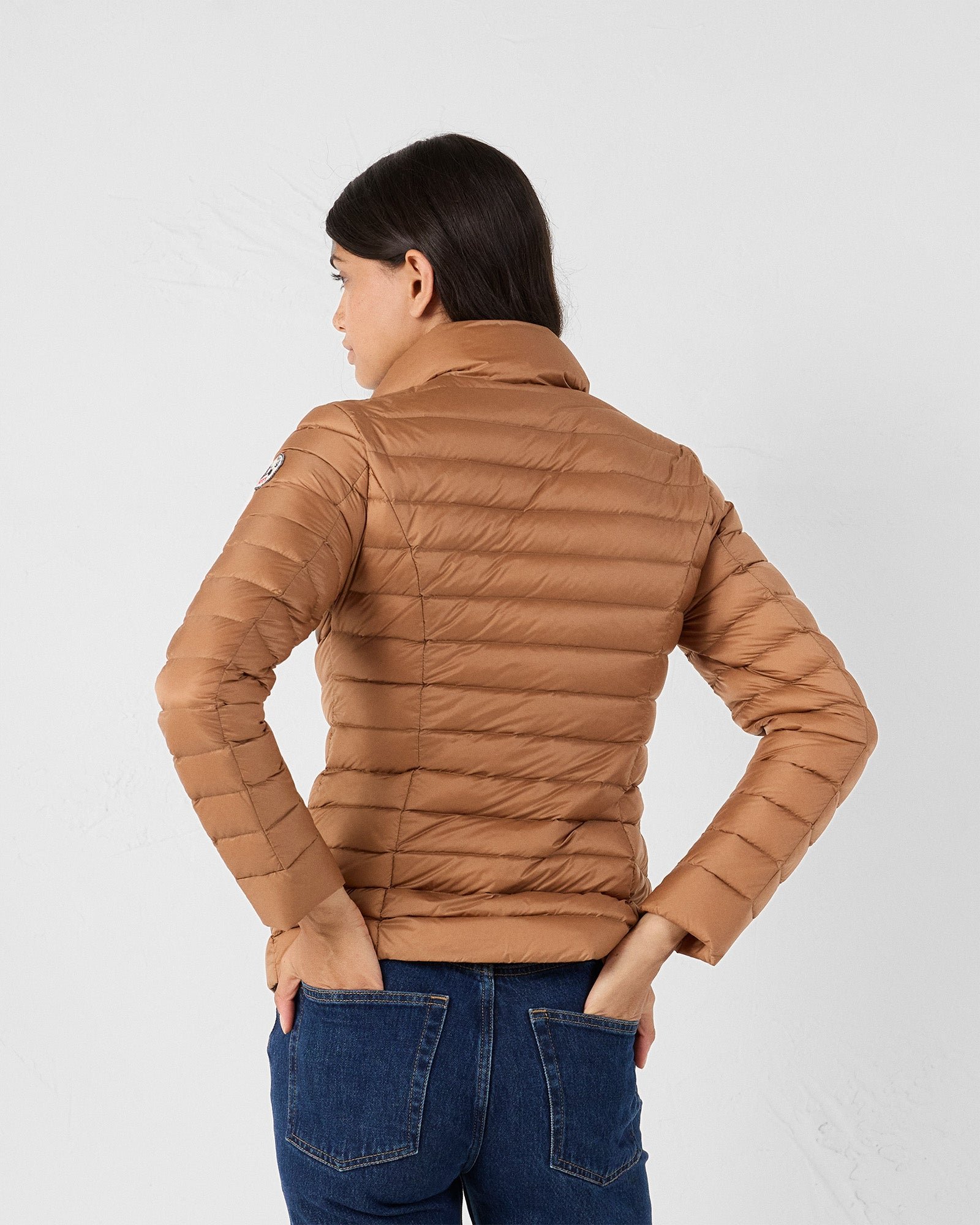 Lightweight down jacket JOTT Brown