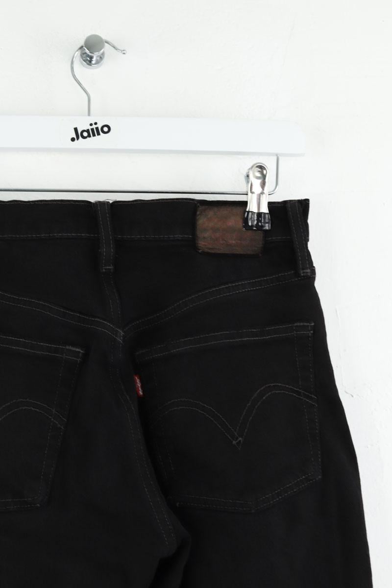 Slim-fit stretch cotton jeans with regular waist LEVI'S - Seconde main Black