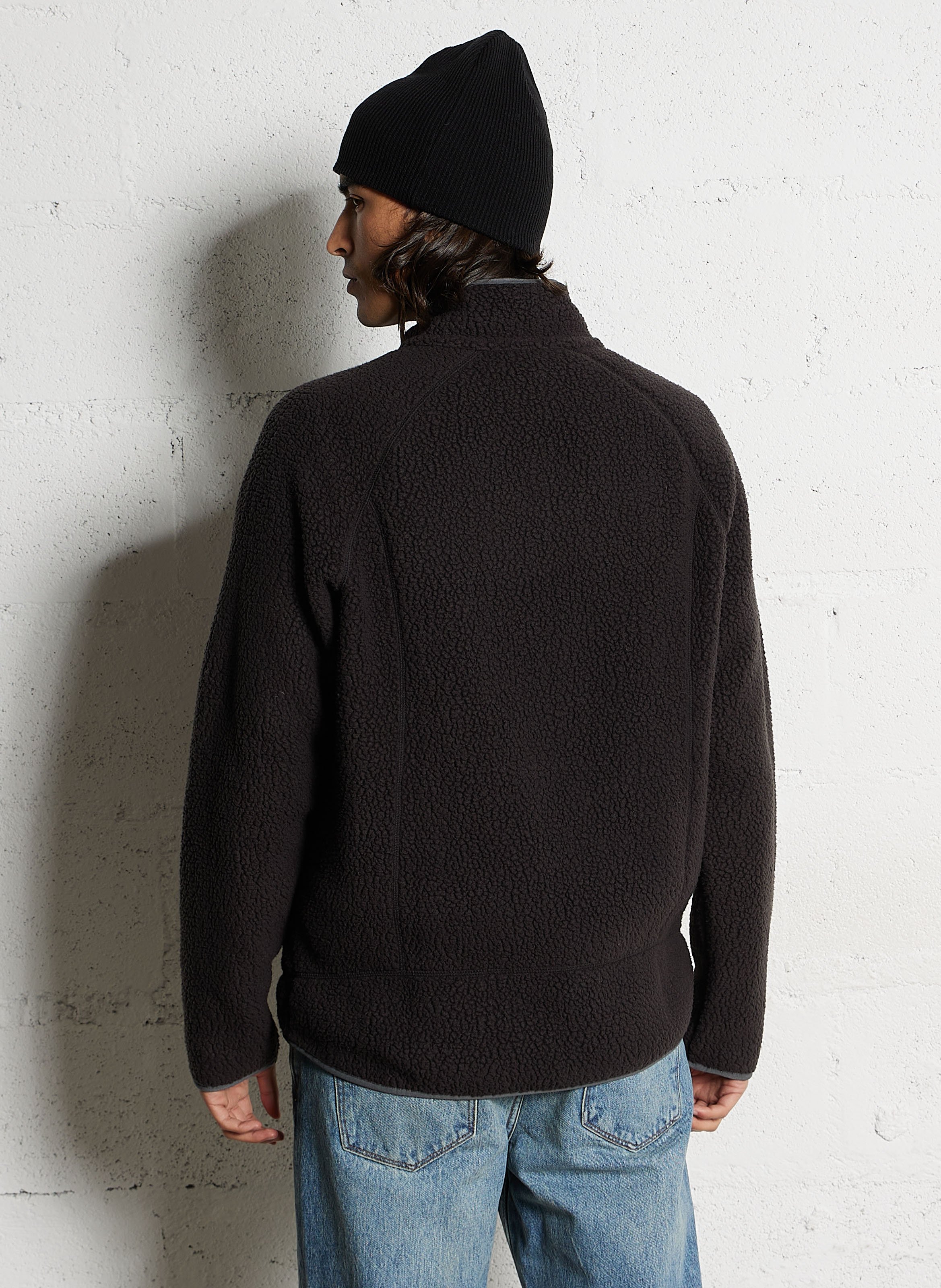 Textured high-neck fleece PATAGONIA Black