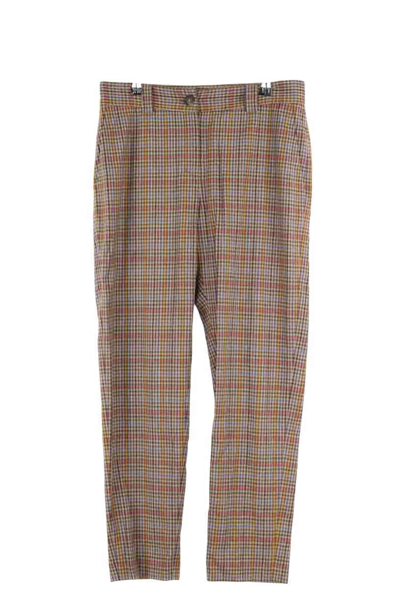 Carrot trousers TARA JARMON - Seconde Main Brown
