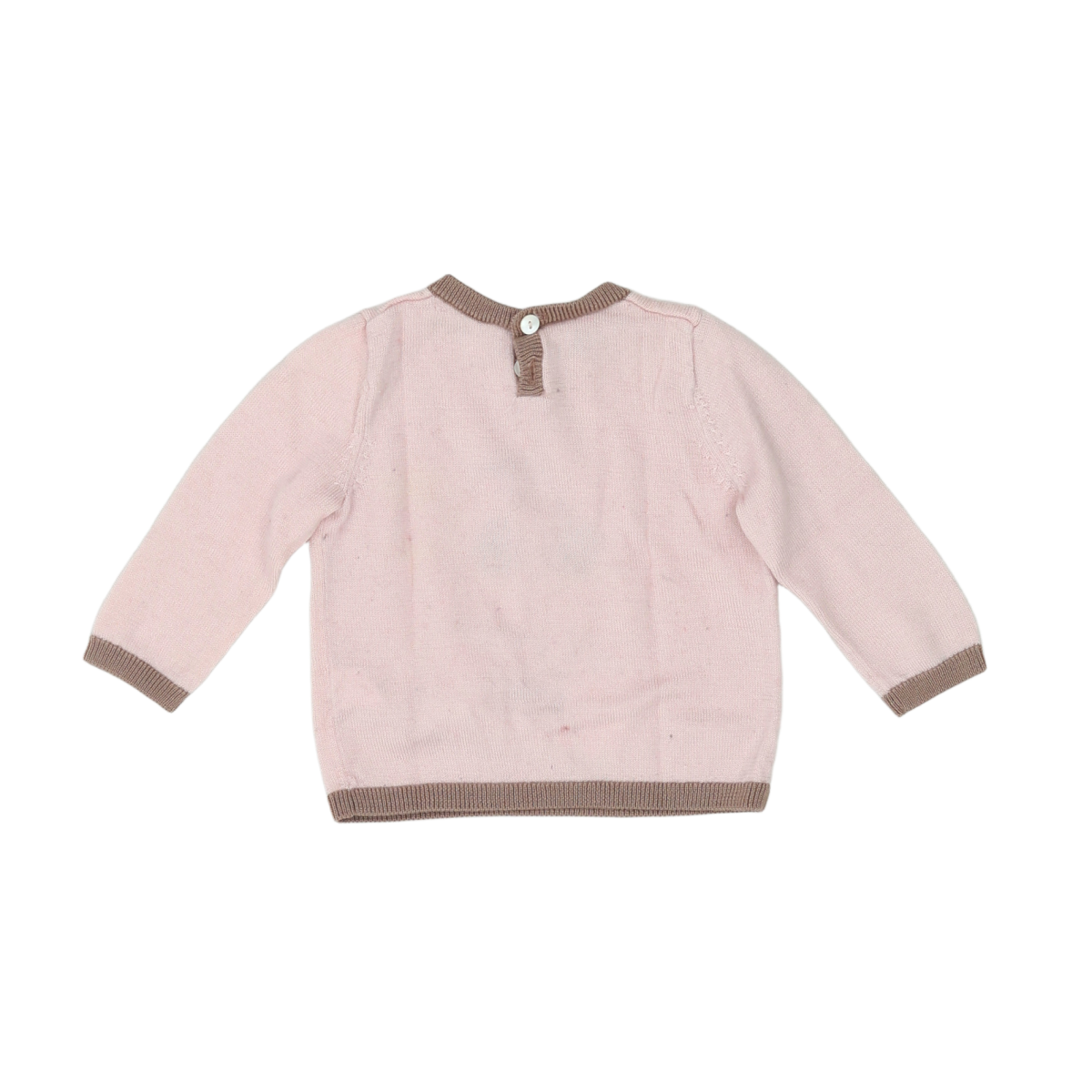 Pink baby sweater - 6 months BONPOINT - Seconde Main Pink