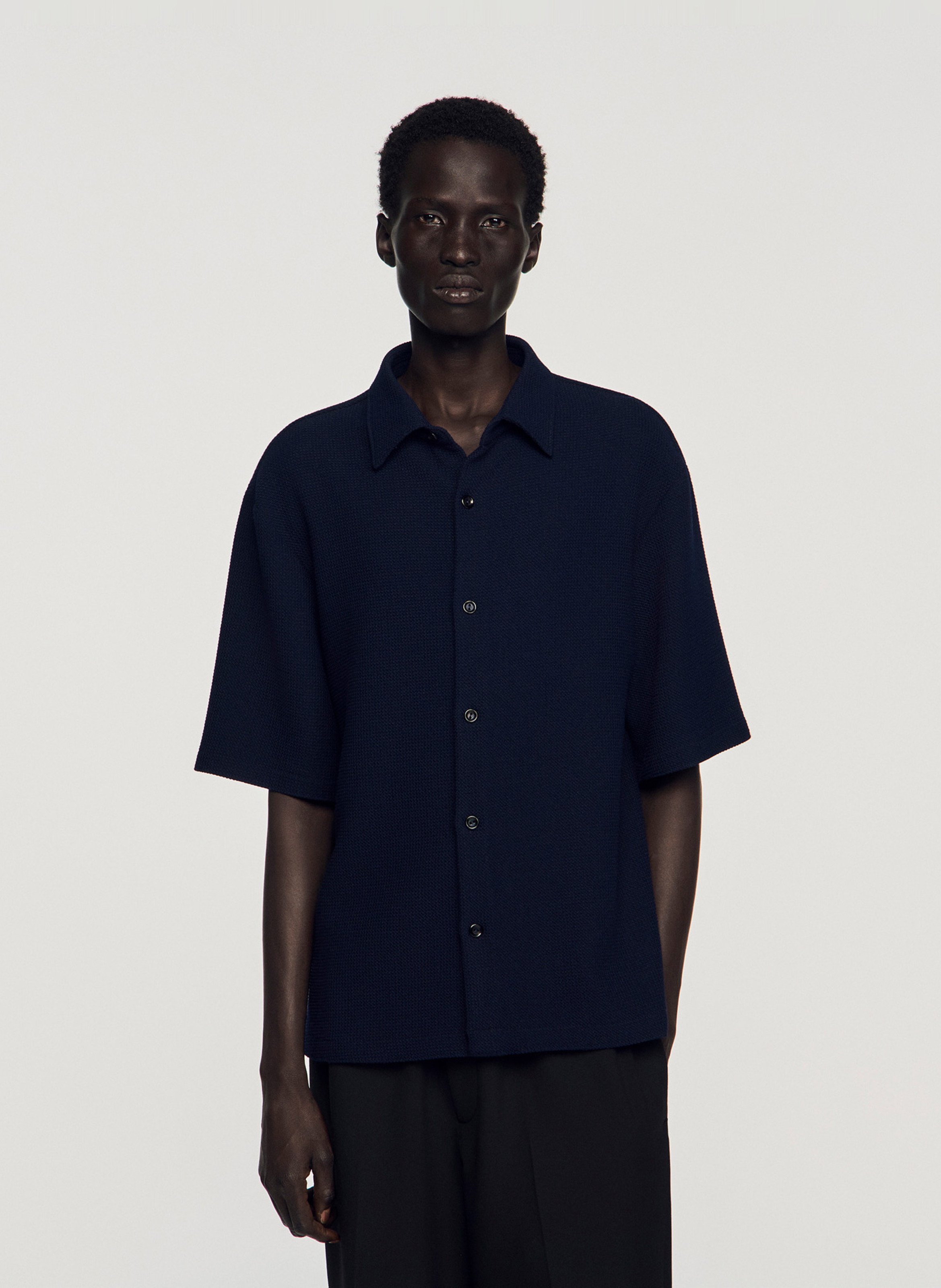 Polo regular-fit SANDRO Bleu