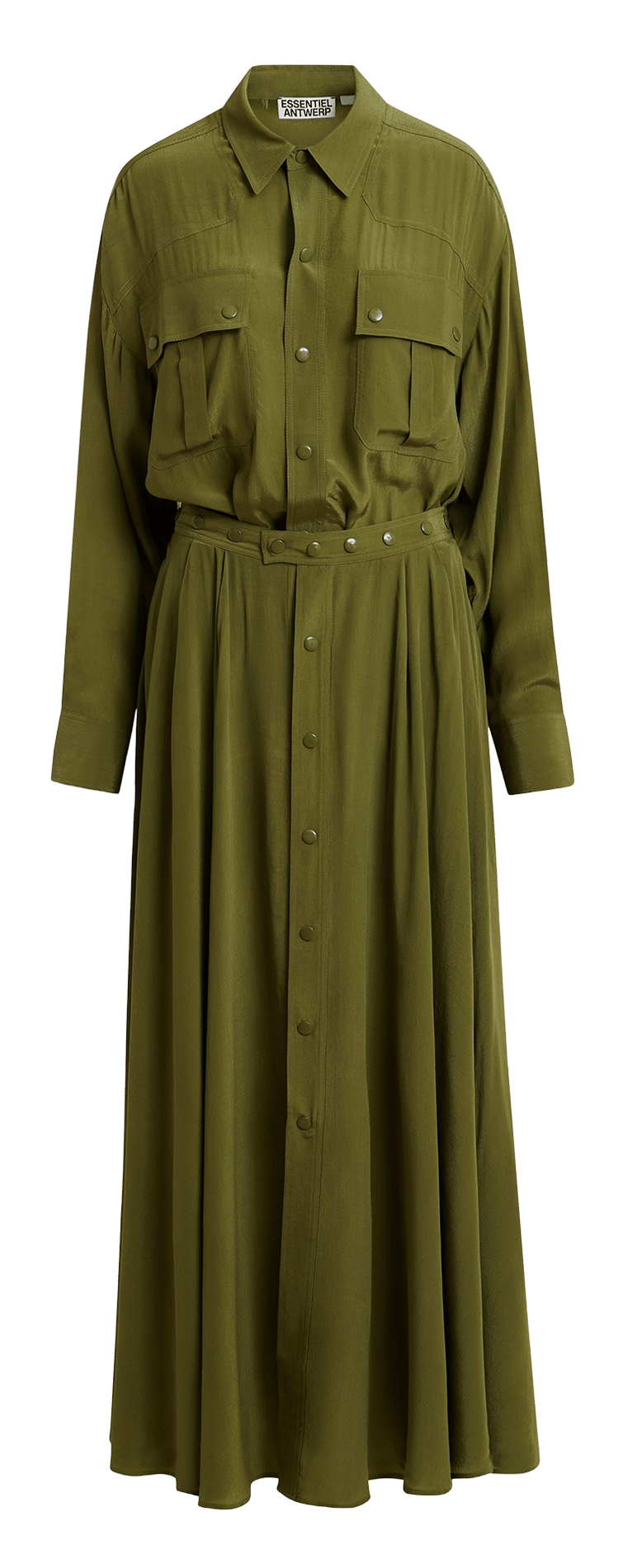 Combishort oversize col classique ESSENTIEL ANTWERP Vert