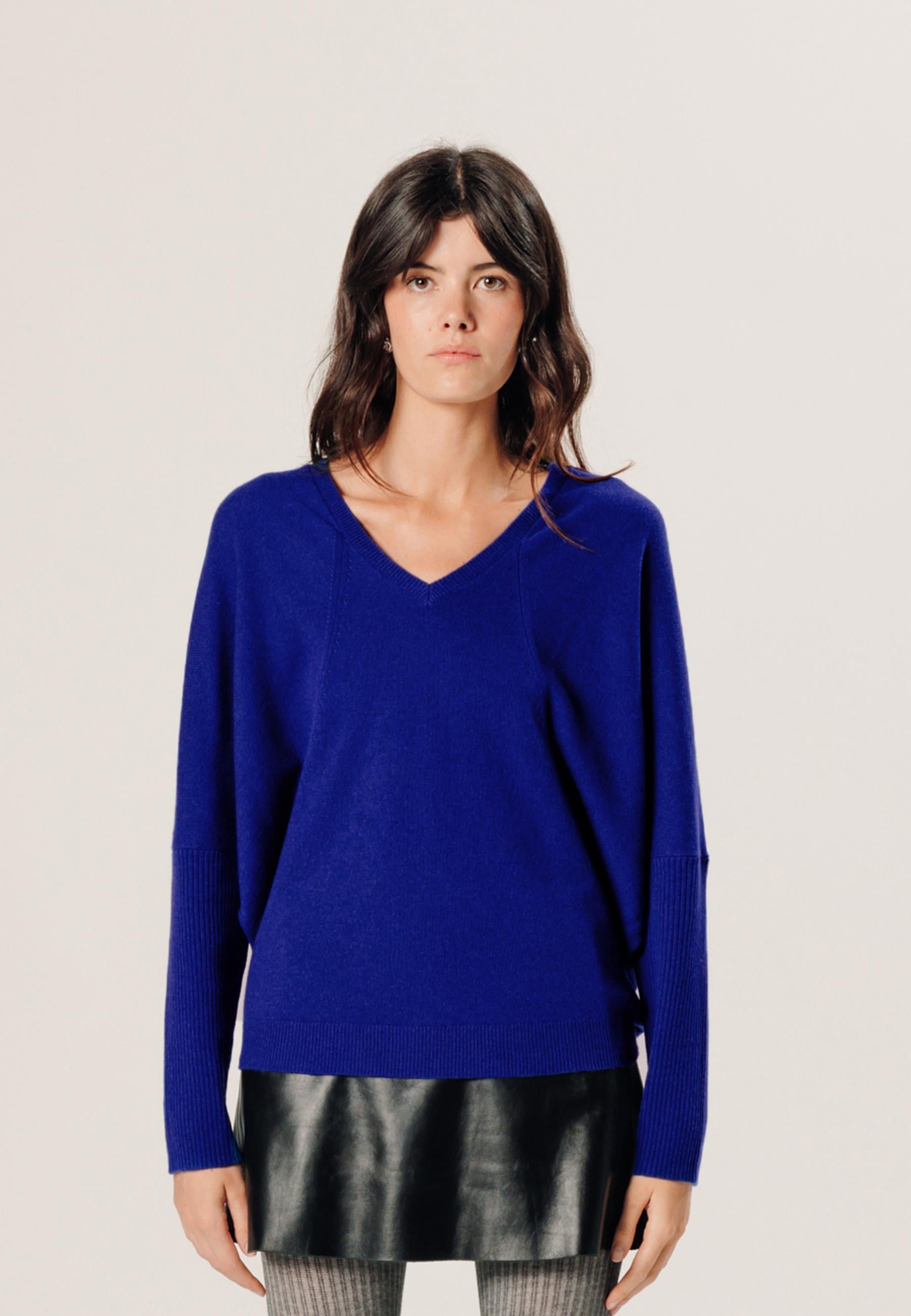 Oversized cashmere sweater RODIER Blue