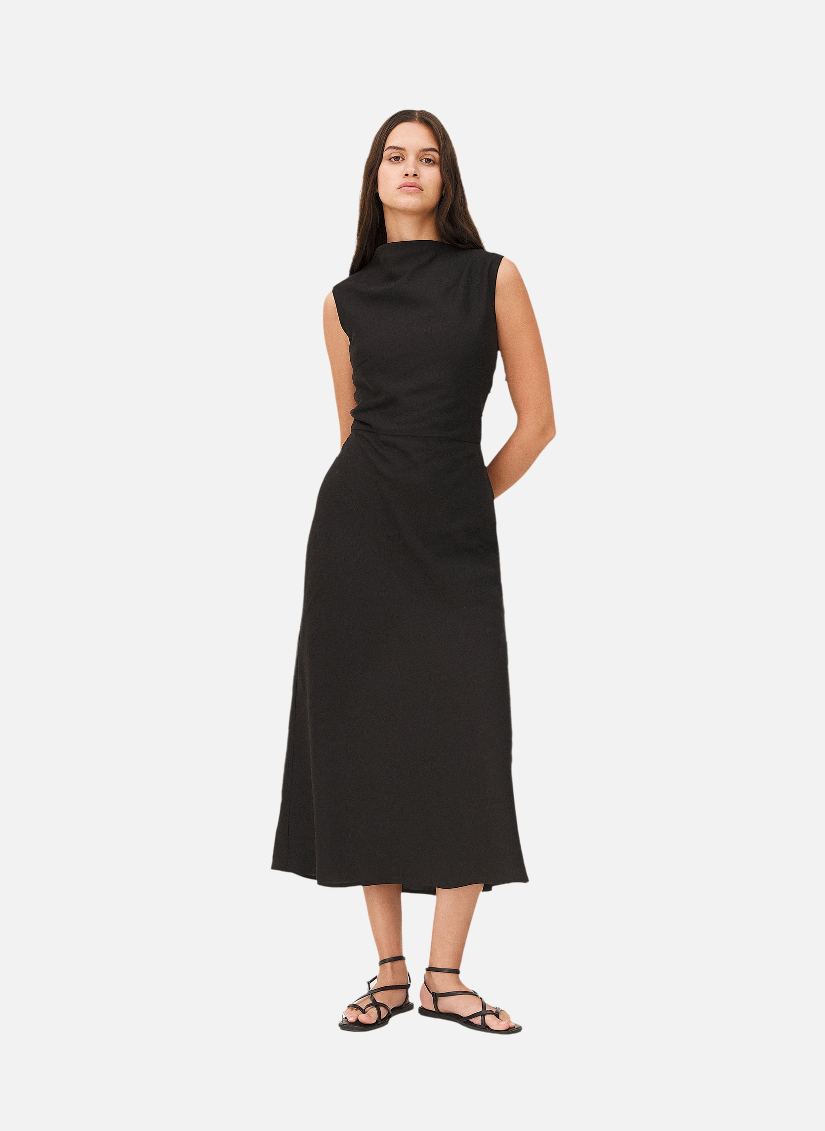 Long dress KALMAR BLACK Noyoco Black