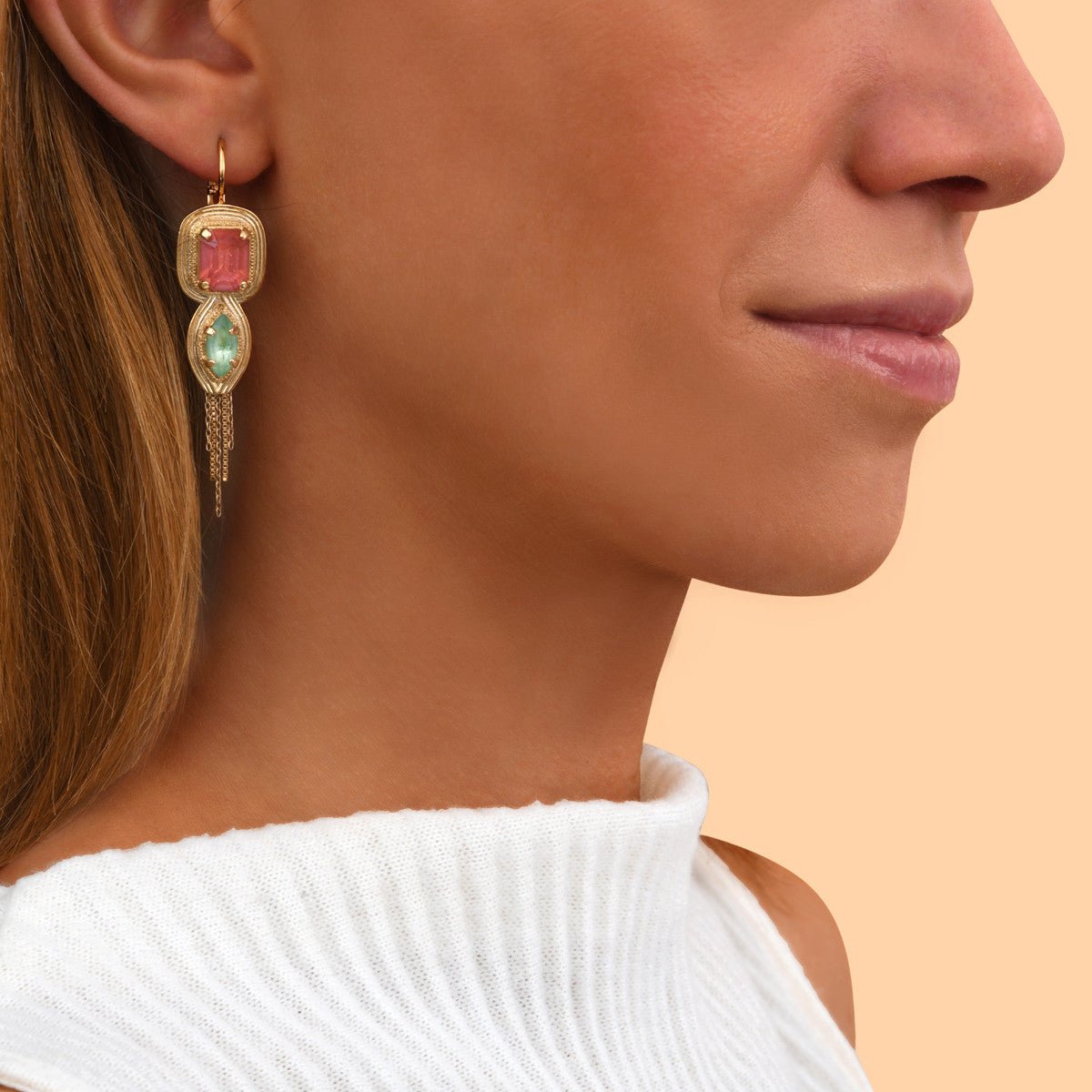 Sleeper earrings SATELLITE PARIS Multicolored