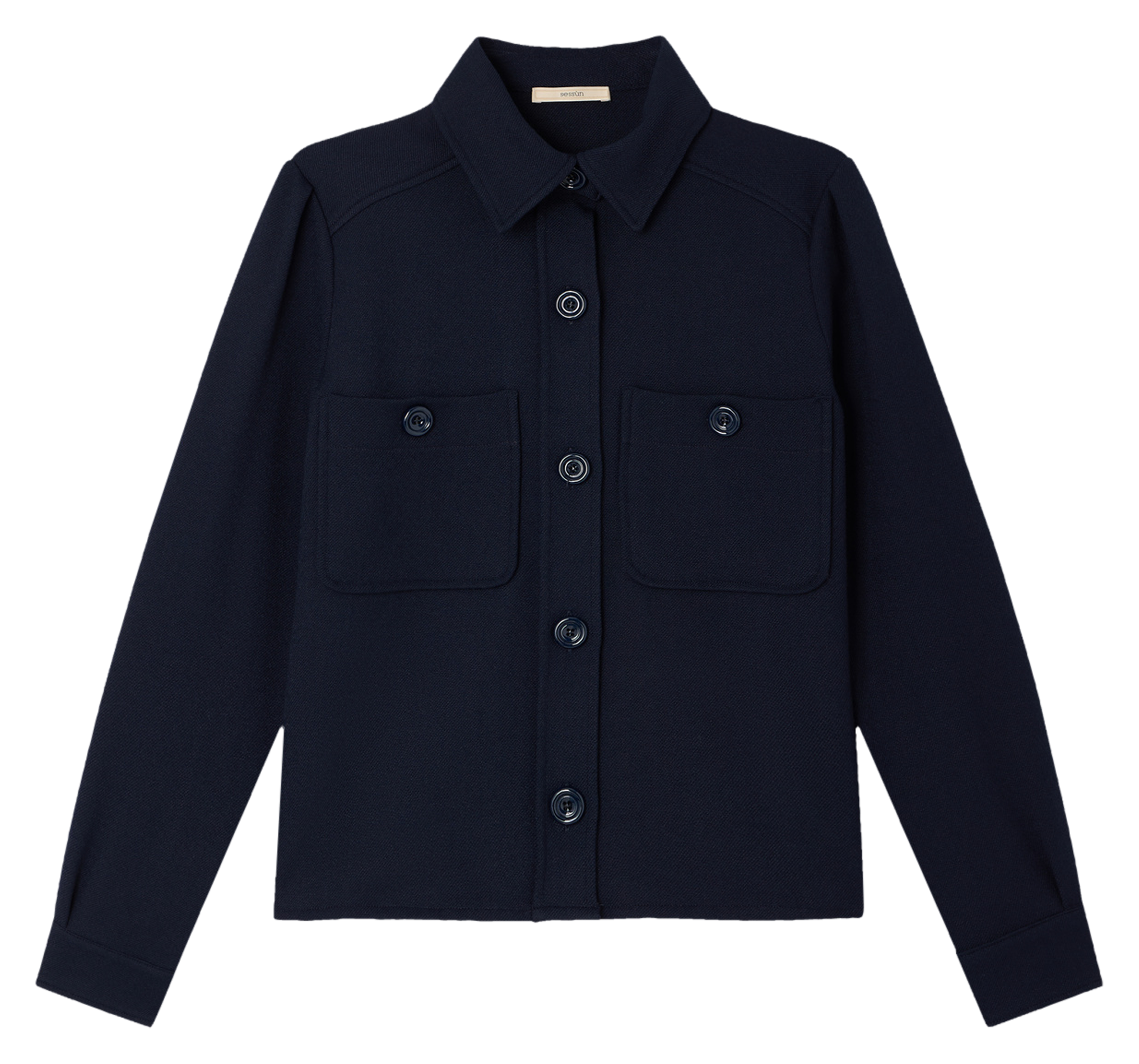 Straight shirt SESSUN Blue