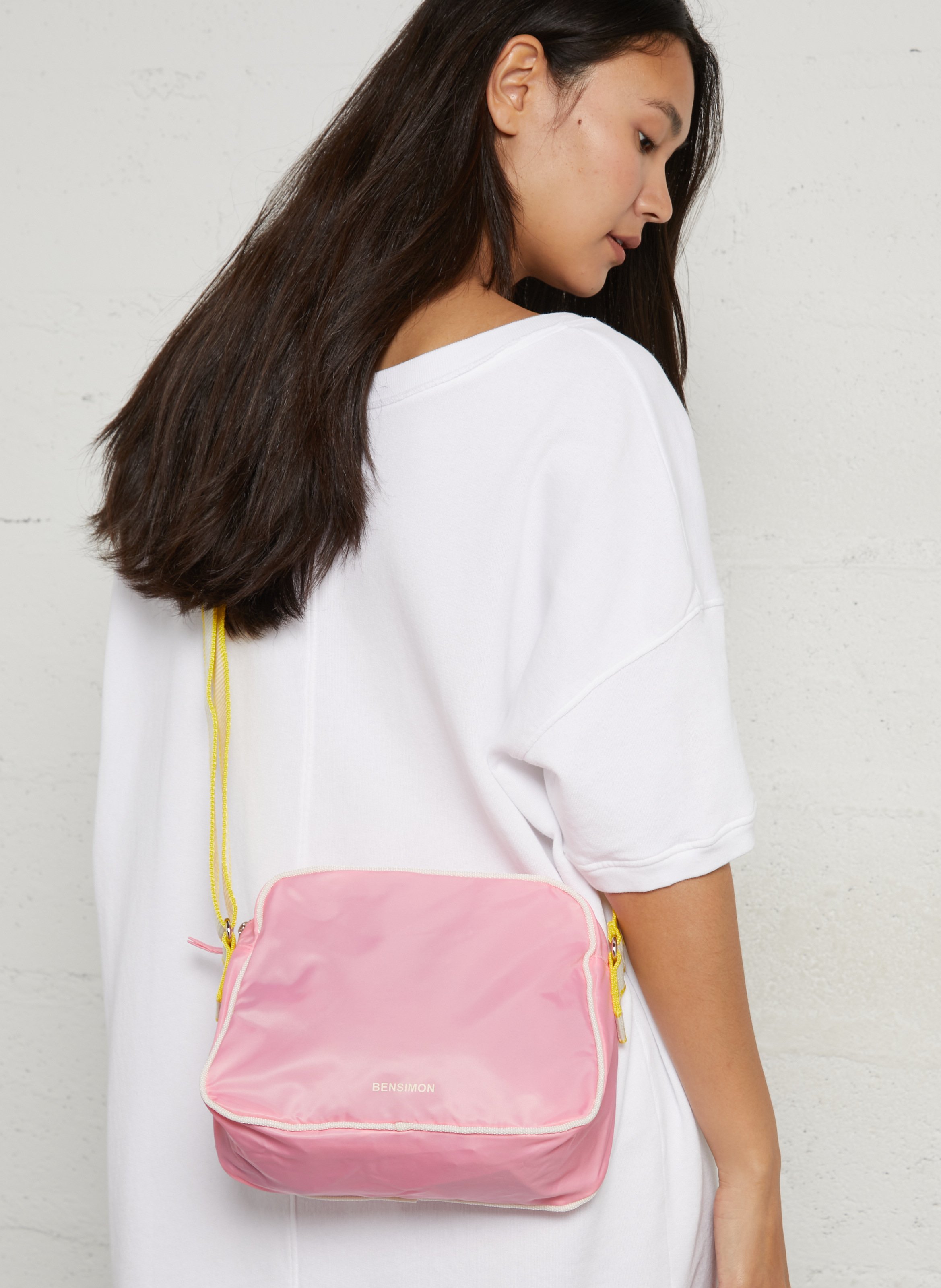 Schoudertas BENSIMON Roze