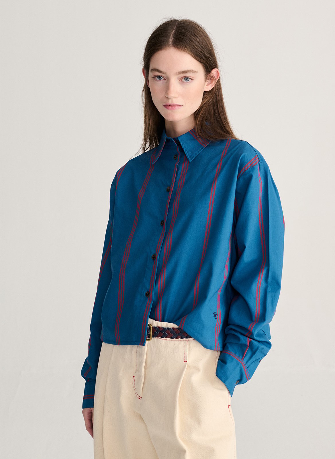 Straight striped shirt BOBO CHOSES Blue