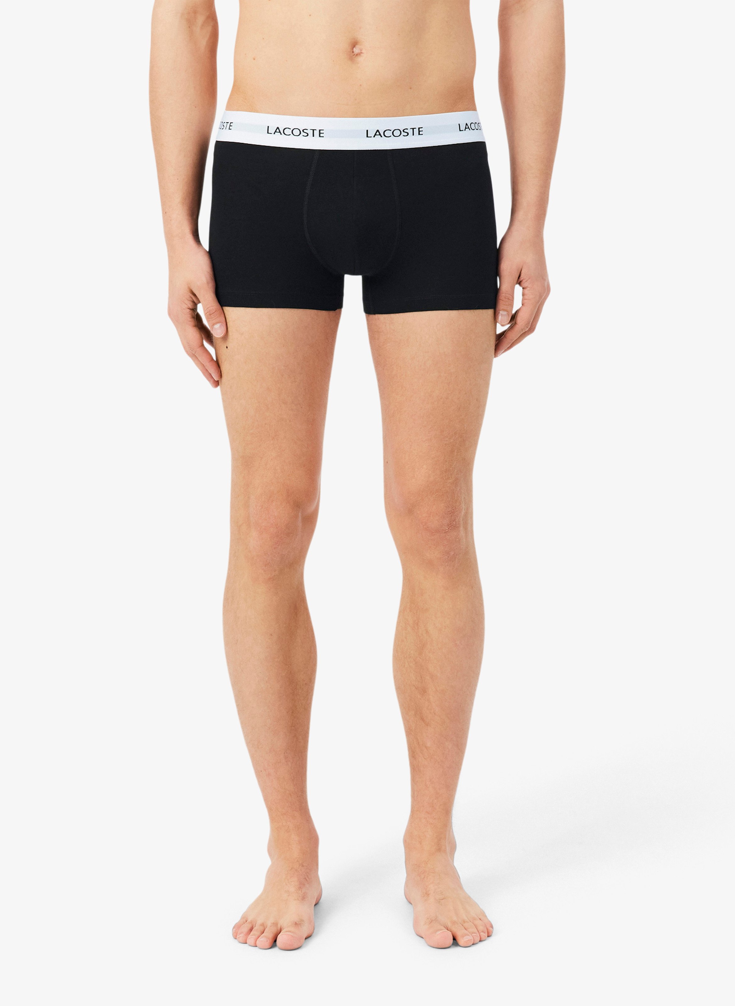 Set aus 3 kurzen Boxershorts aus gemischter Baumwolle LACOSTE Mehrfarbig