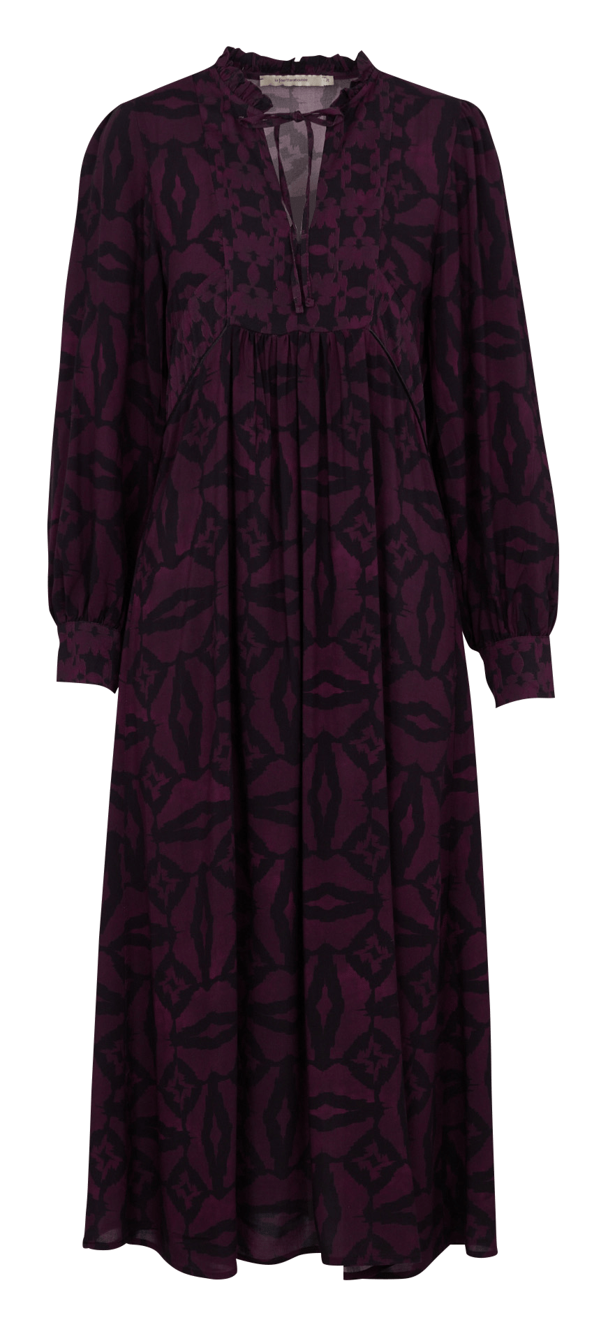 Long straight printed dress LA FEE MARABOUTEE Multicolored