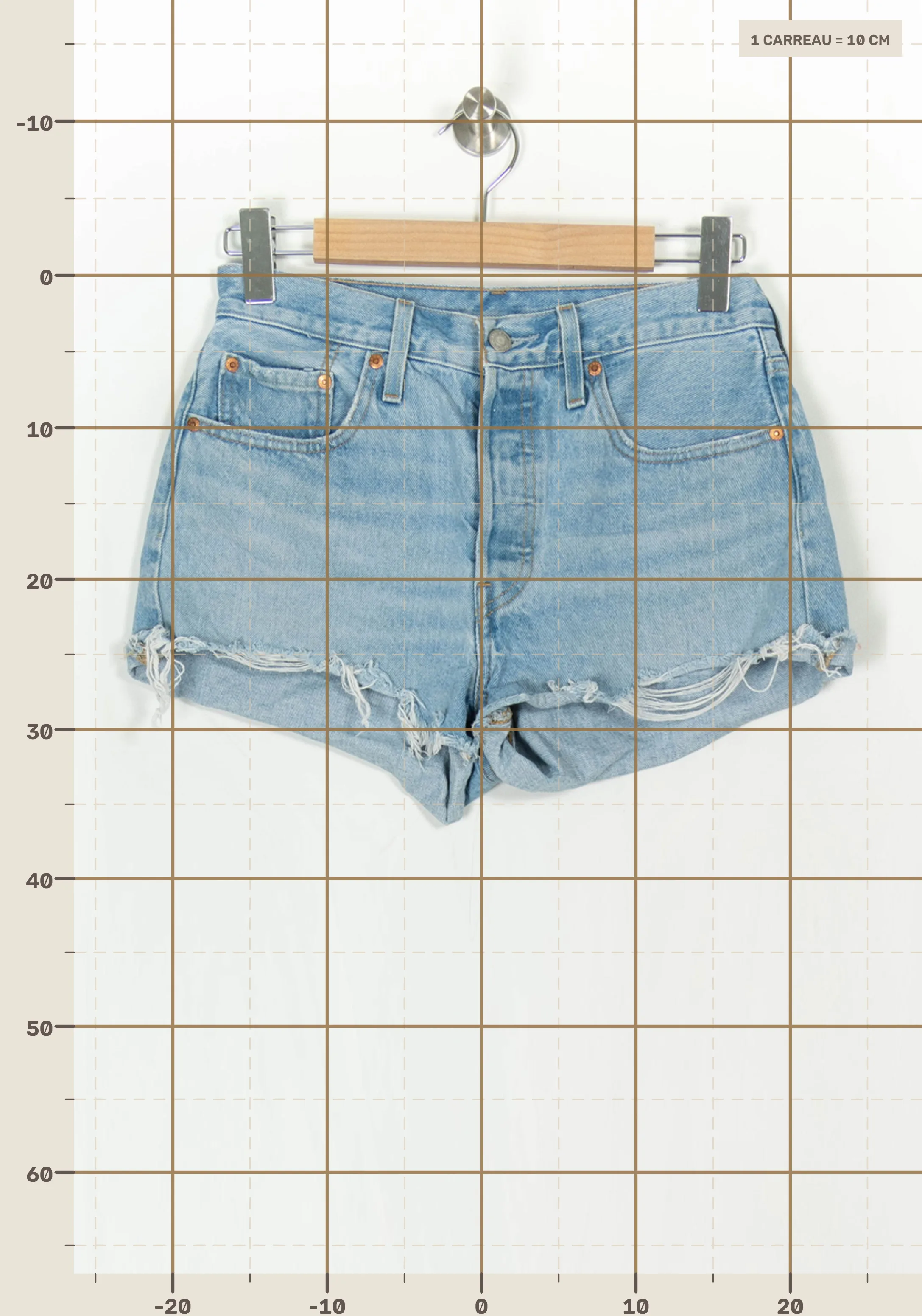 Shorts LEVI'S - Seconde main Blue