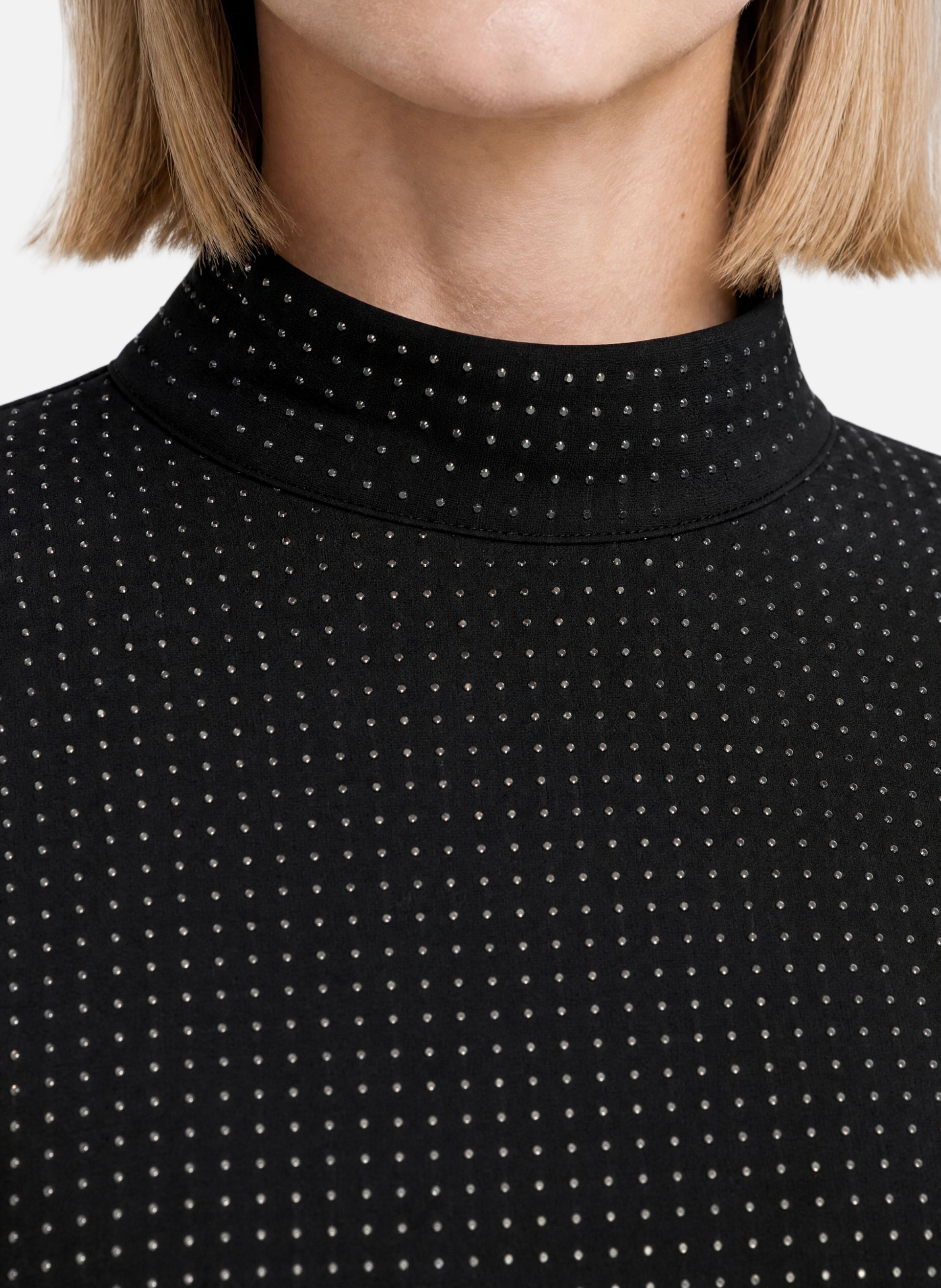 Short rhinestone-embellished dress THE KOOPLES Black