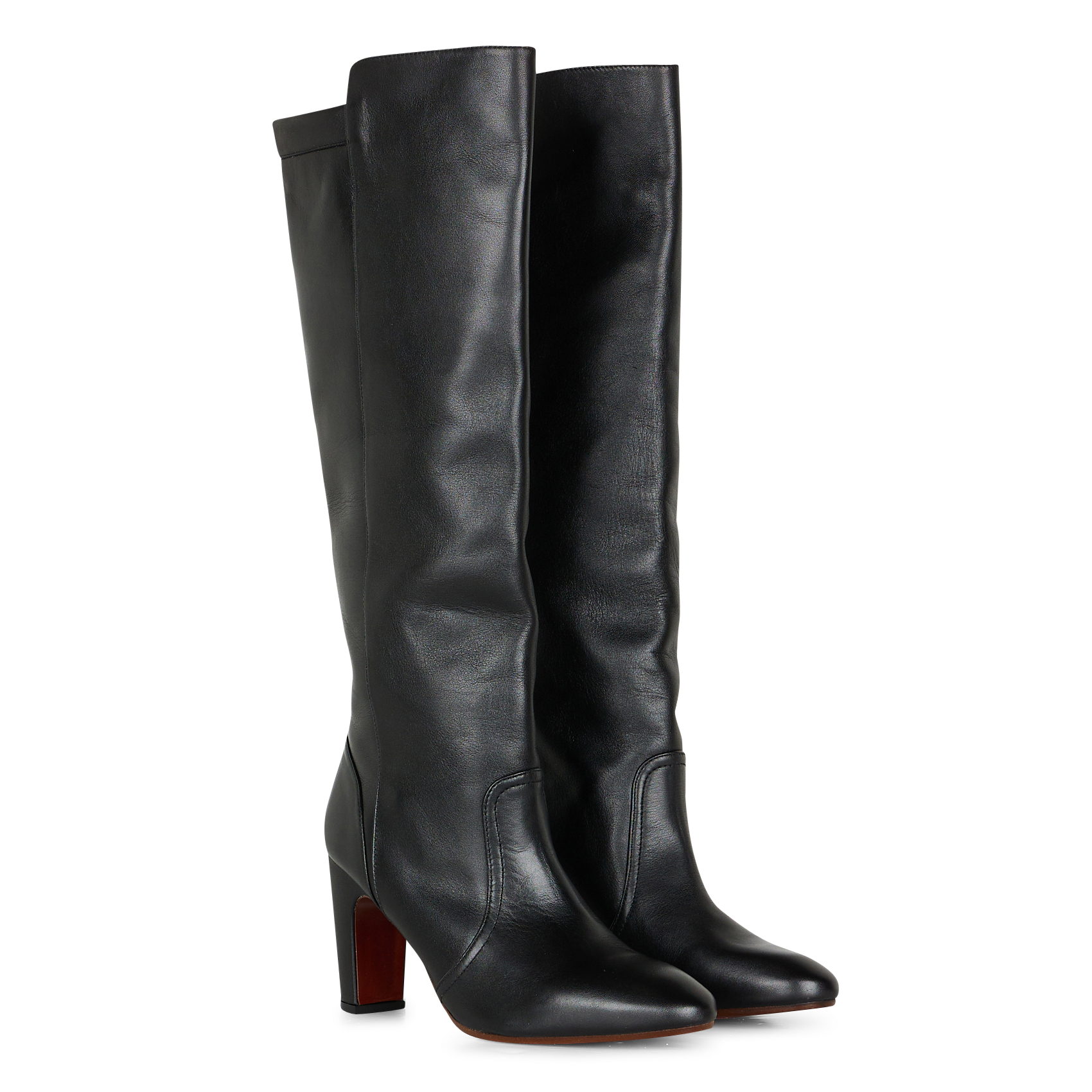Bottes en cuir CHIE MIHARA Noir