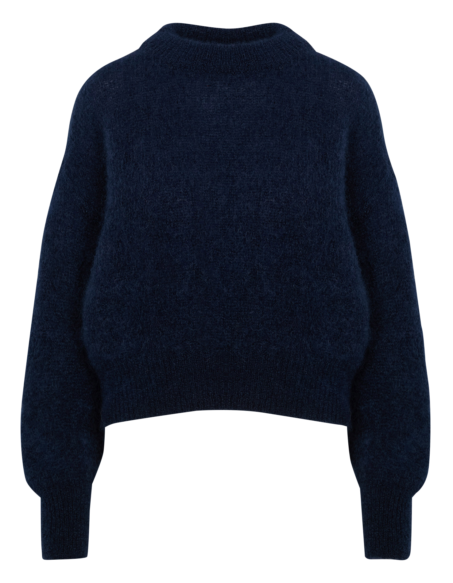 Pull col rond en laine mélangée SURPRISE Bleu