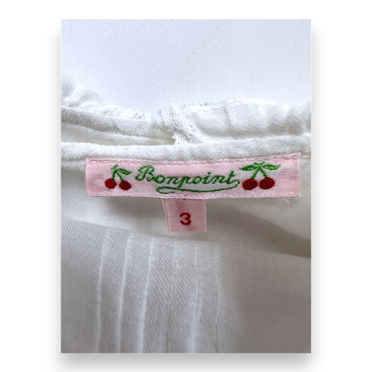 White baby blouse - 3 months BONPOINT - Seconde Main White