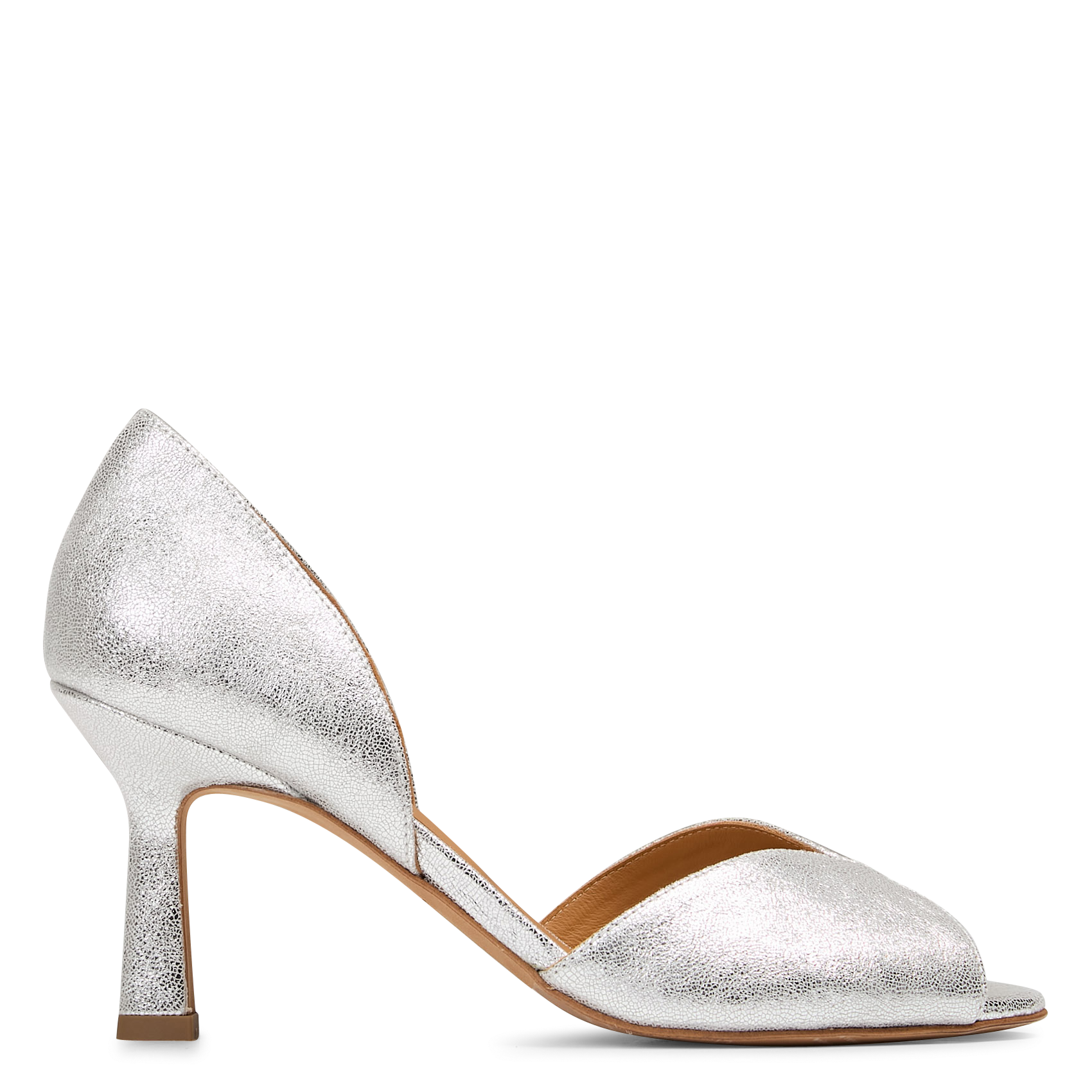 Sandales haute en cuir BOBBIES Argent