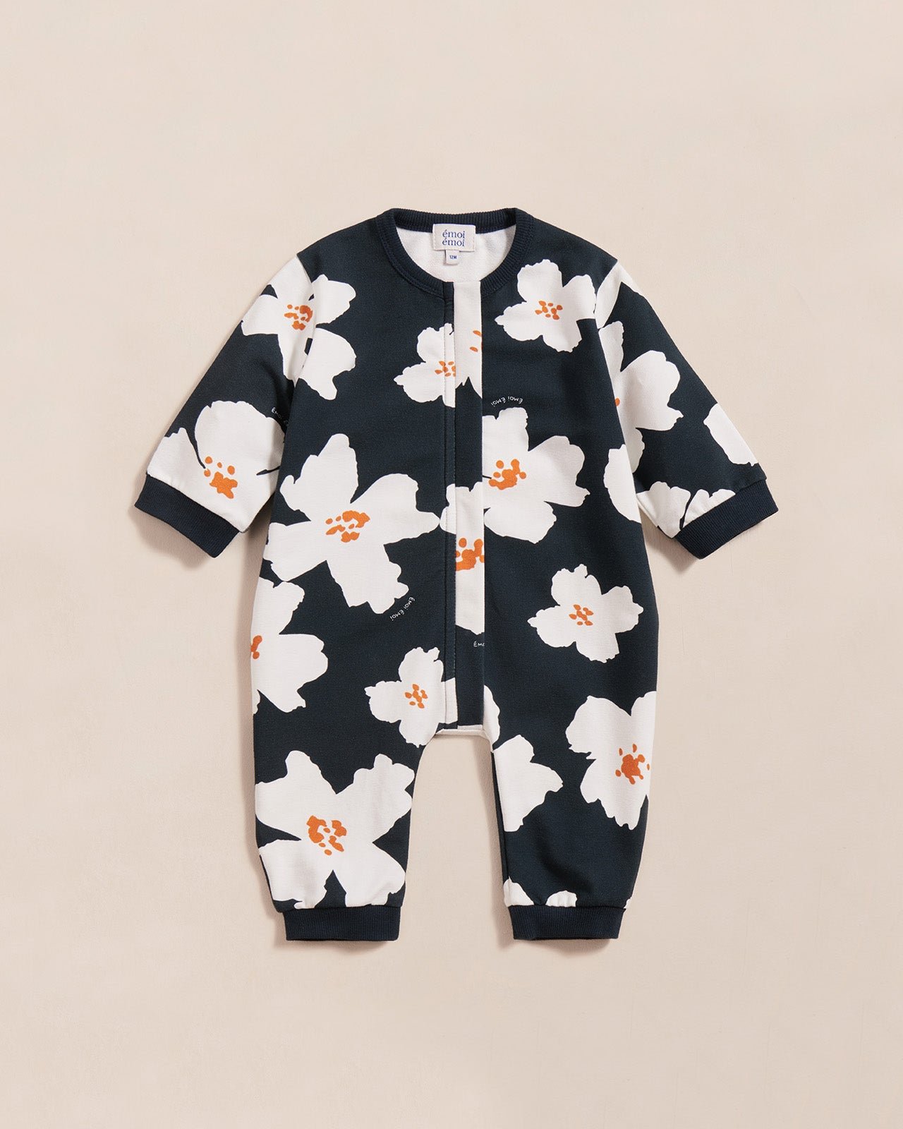 The Celestial organic cotton printed jumpsuit EMOI EMOI Blue