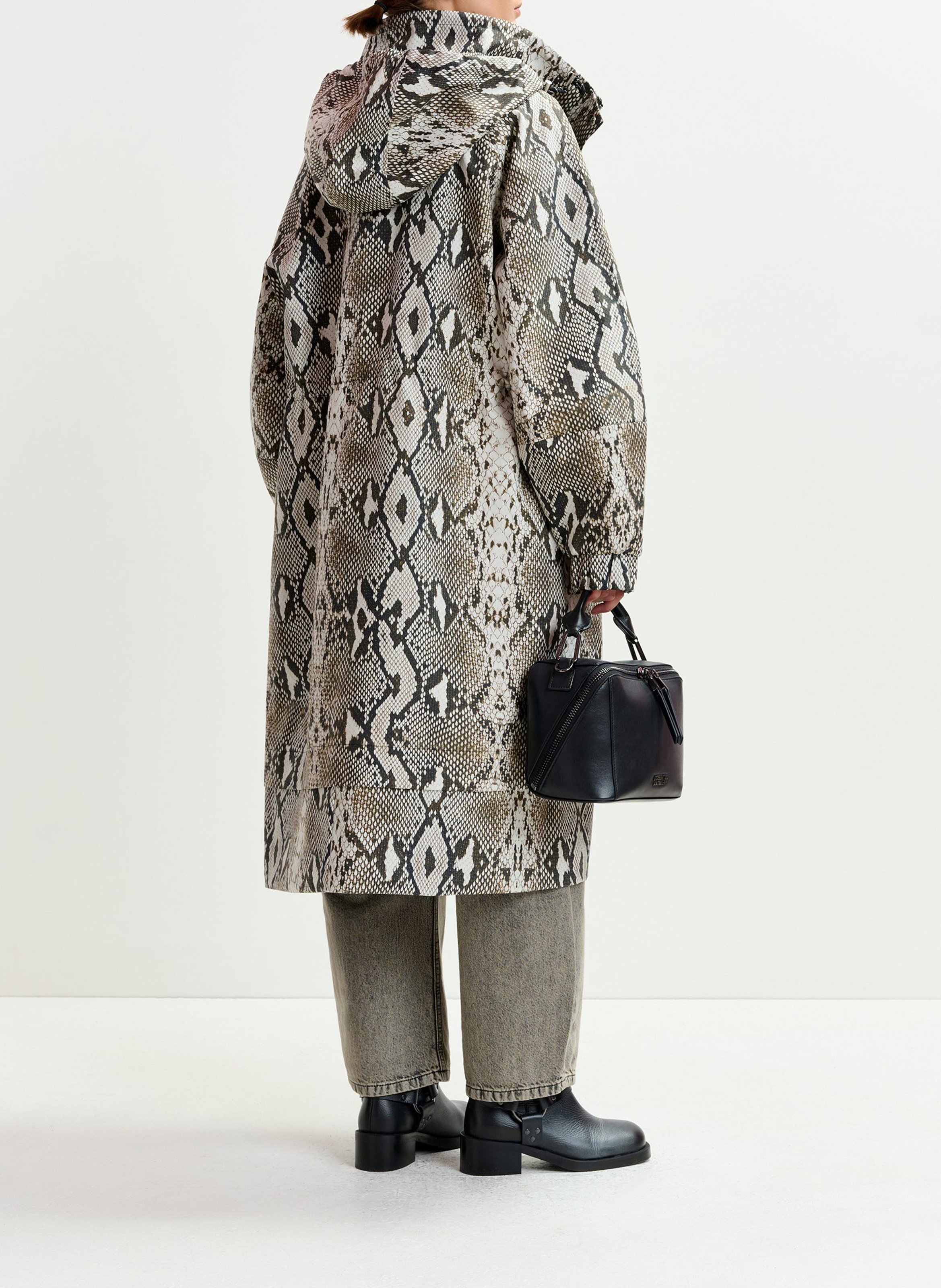 Parka col montant en coton ESSENTIEL ANTWERP Vert