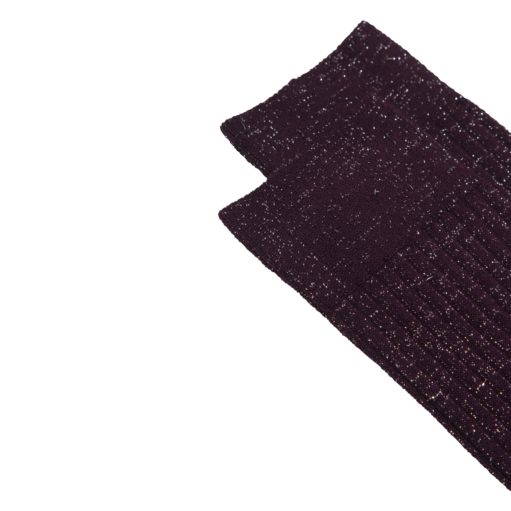 Chaussettes hautes pailletées  ANT45 Rouge