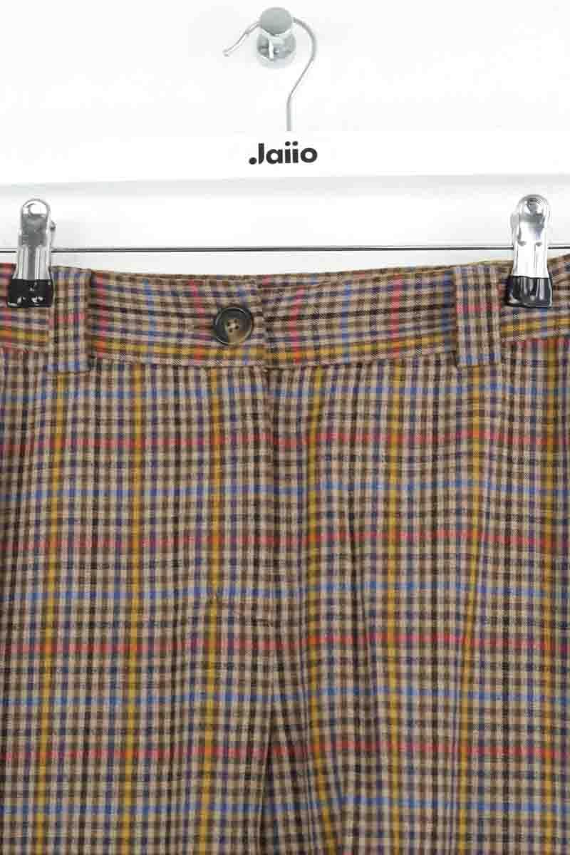 Carrot trousers TARA JARMON - Seconde Main Brown