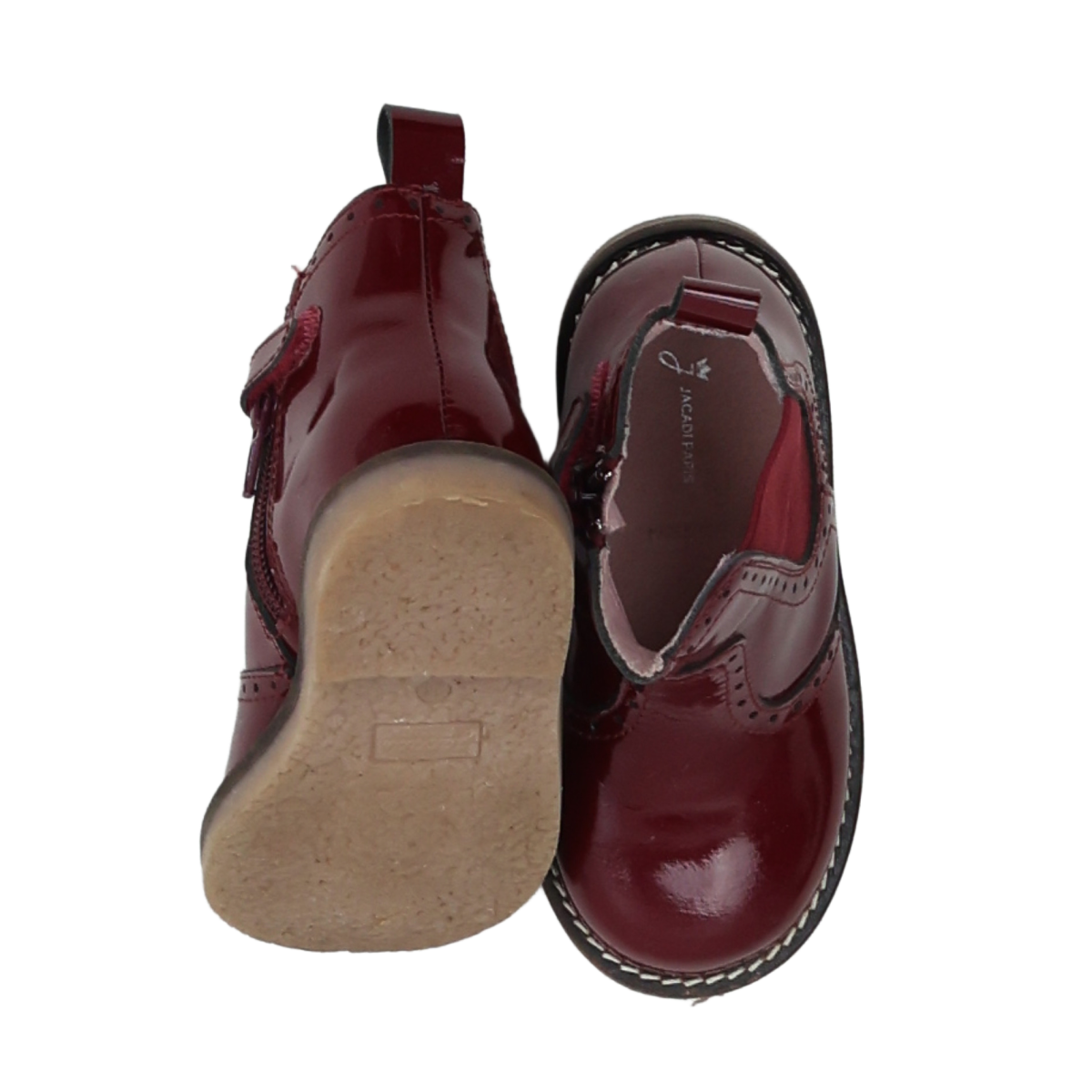Bottines bébé rouge - 24 JACADI - Seconde Main Rouge