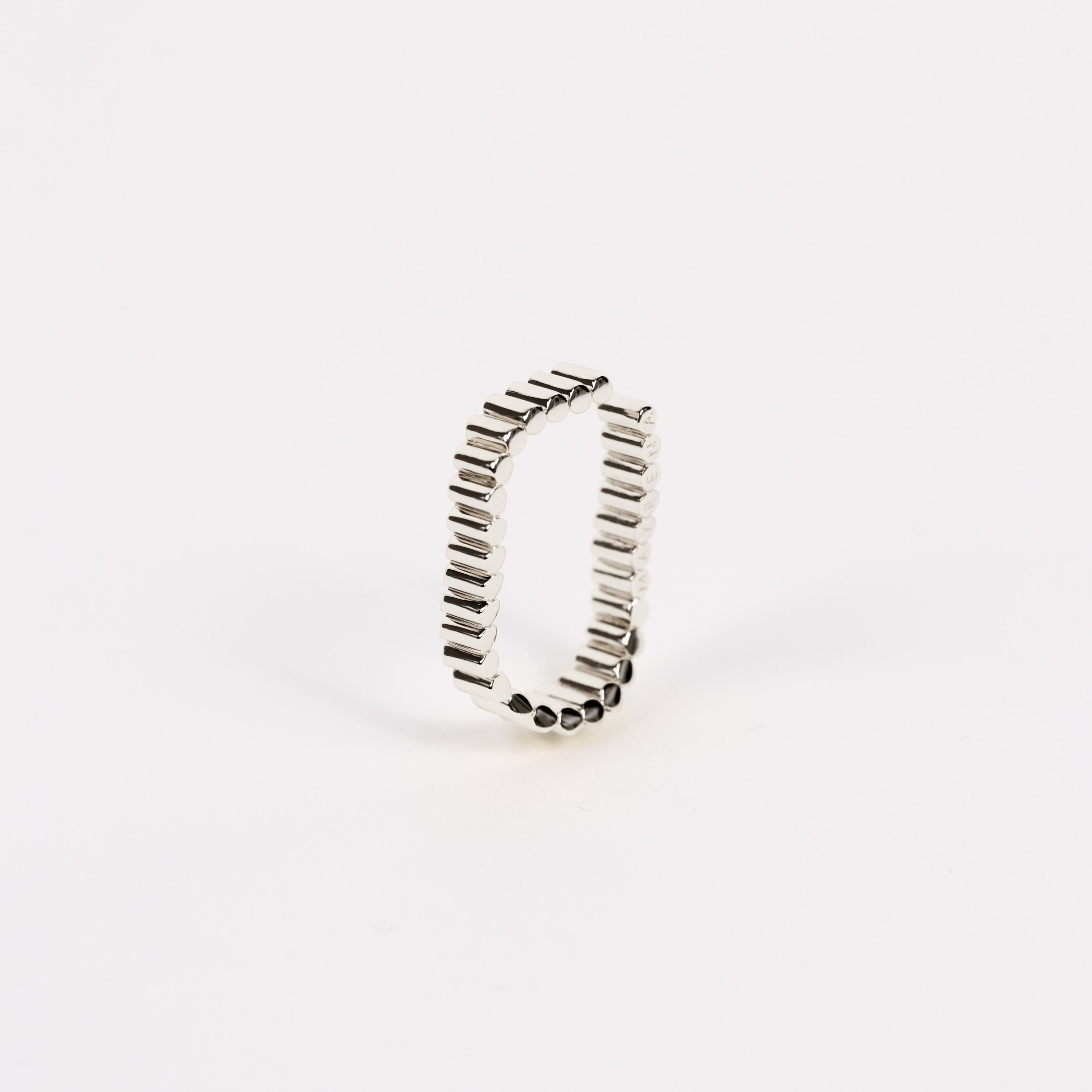 Earcuff horizontal, plaqué or MAYRENA Argent