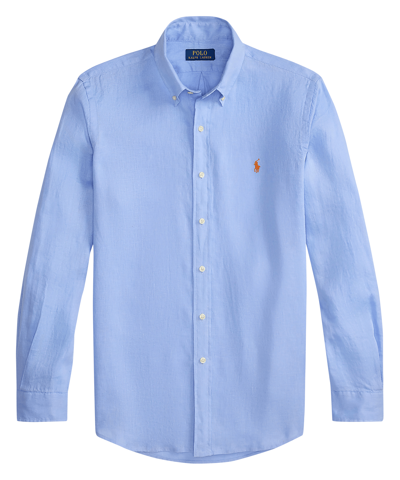 Regular-Fit-Hemd - Leinen POLO RALPH LAUREN Blau