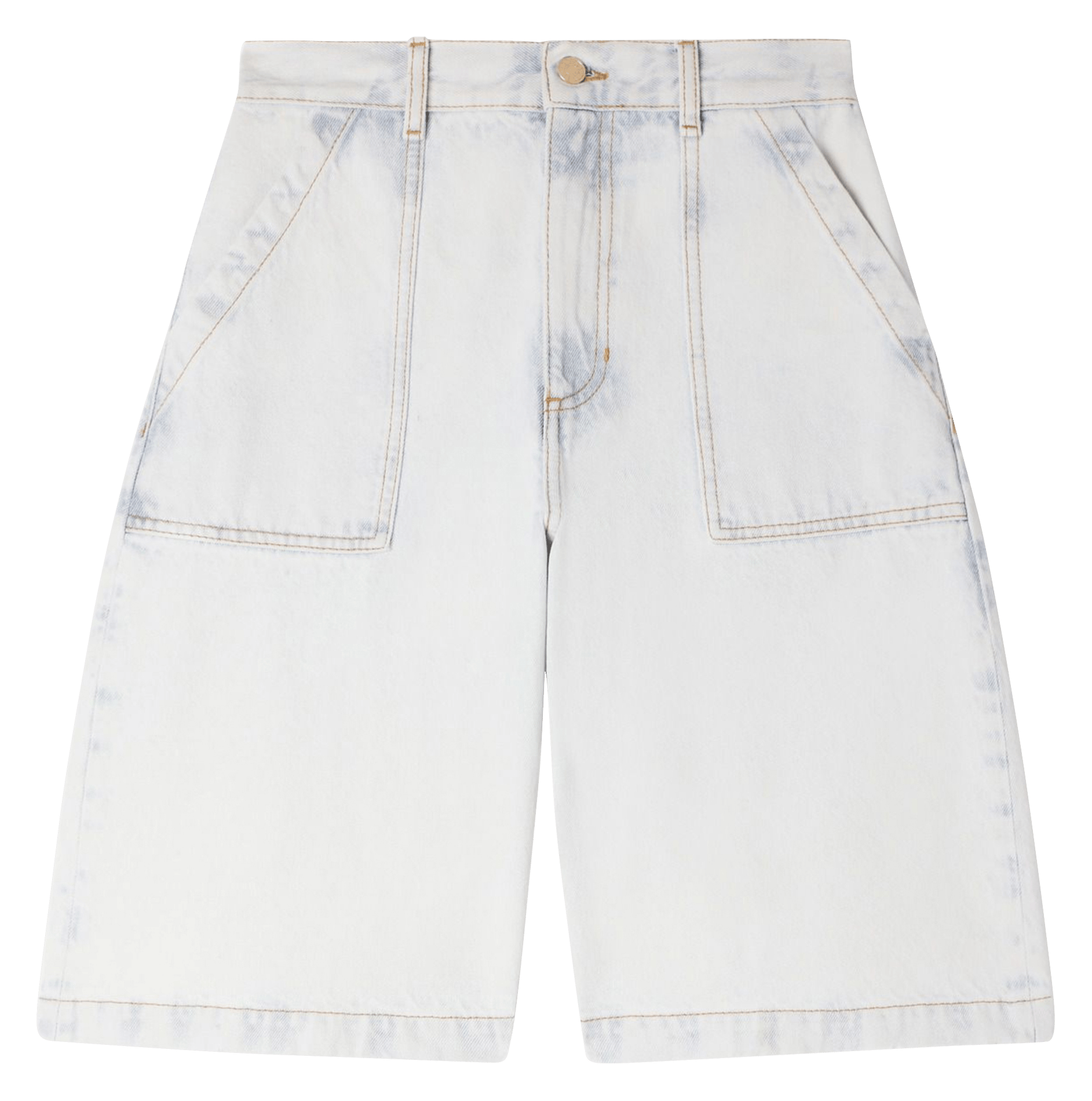 Short en denim SANDRO Bleu