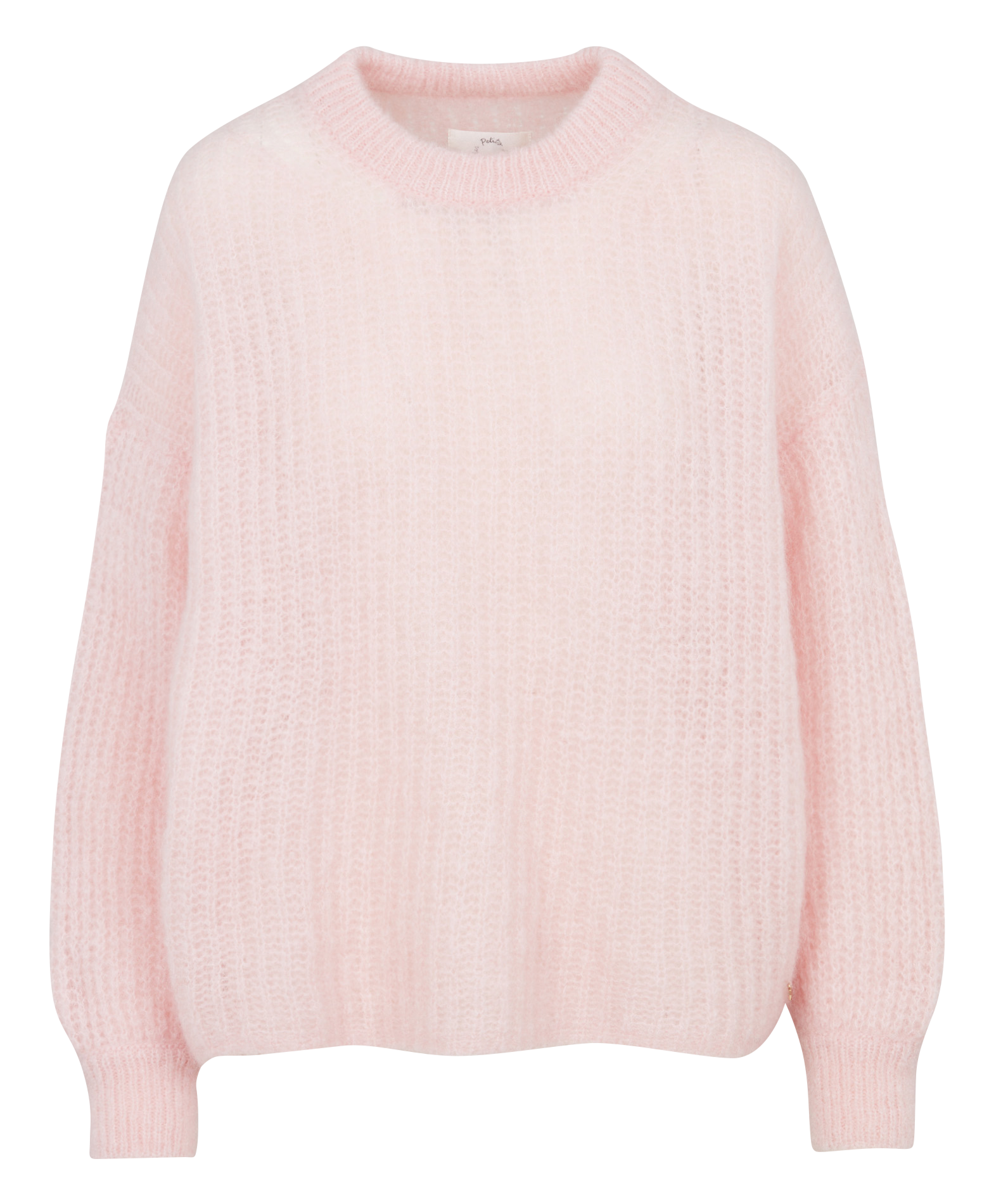 Oversized solid mohair blend sweater DES PETITS HAUTS Pink