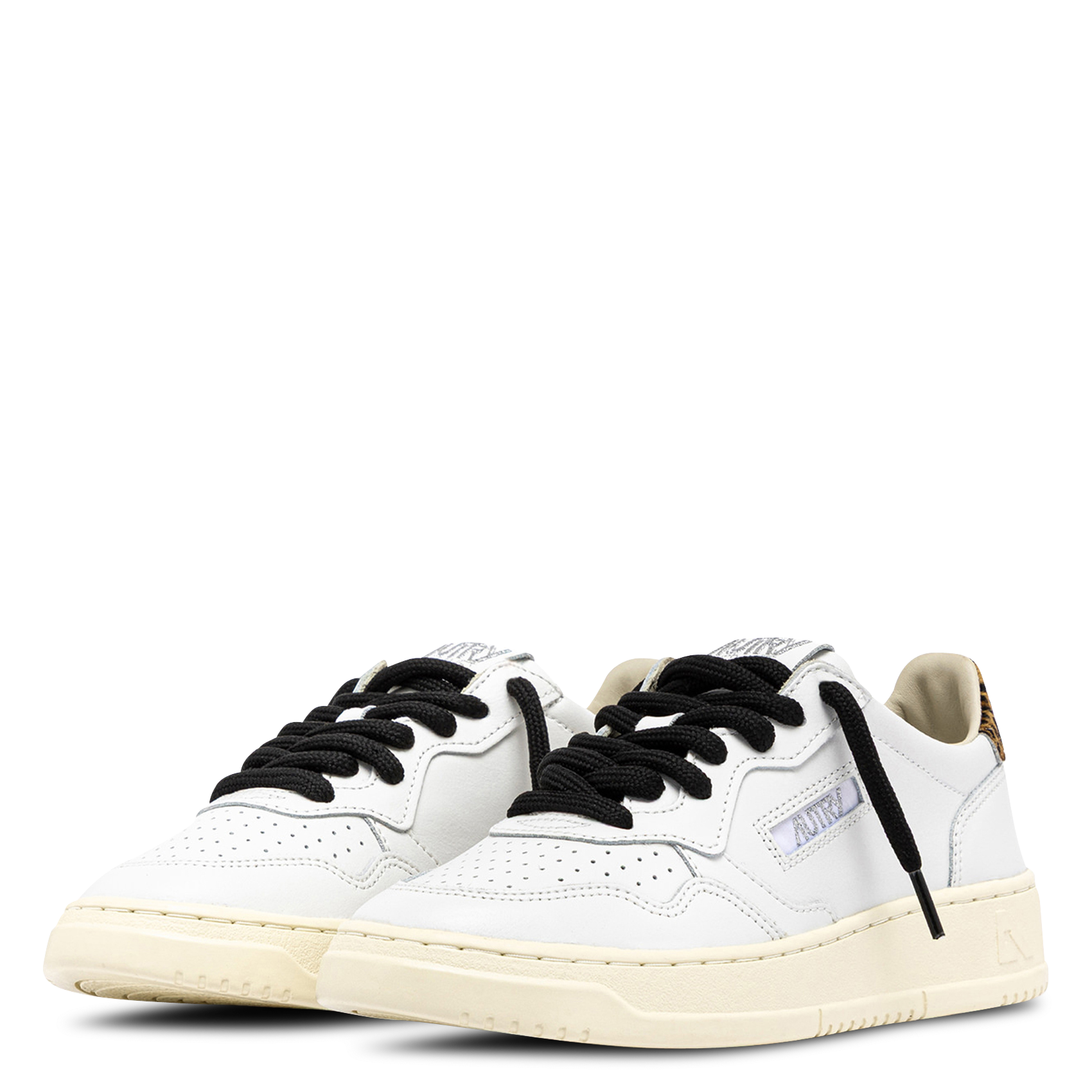 Baskets basses en cuir AUTRY Multicolore