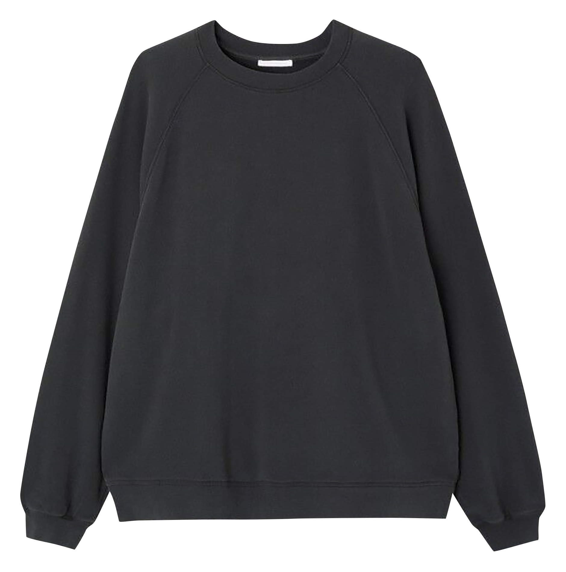 Ruime ronde hals trui AMERICAN VINTAGE Zwart