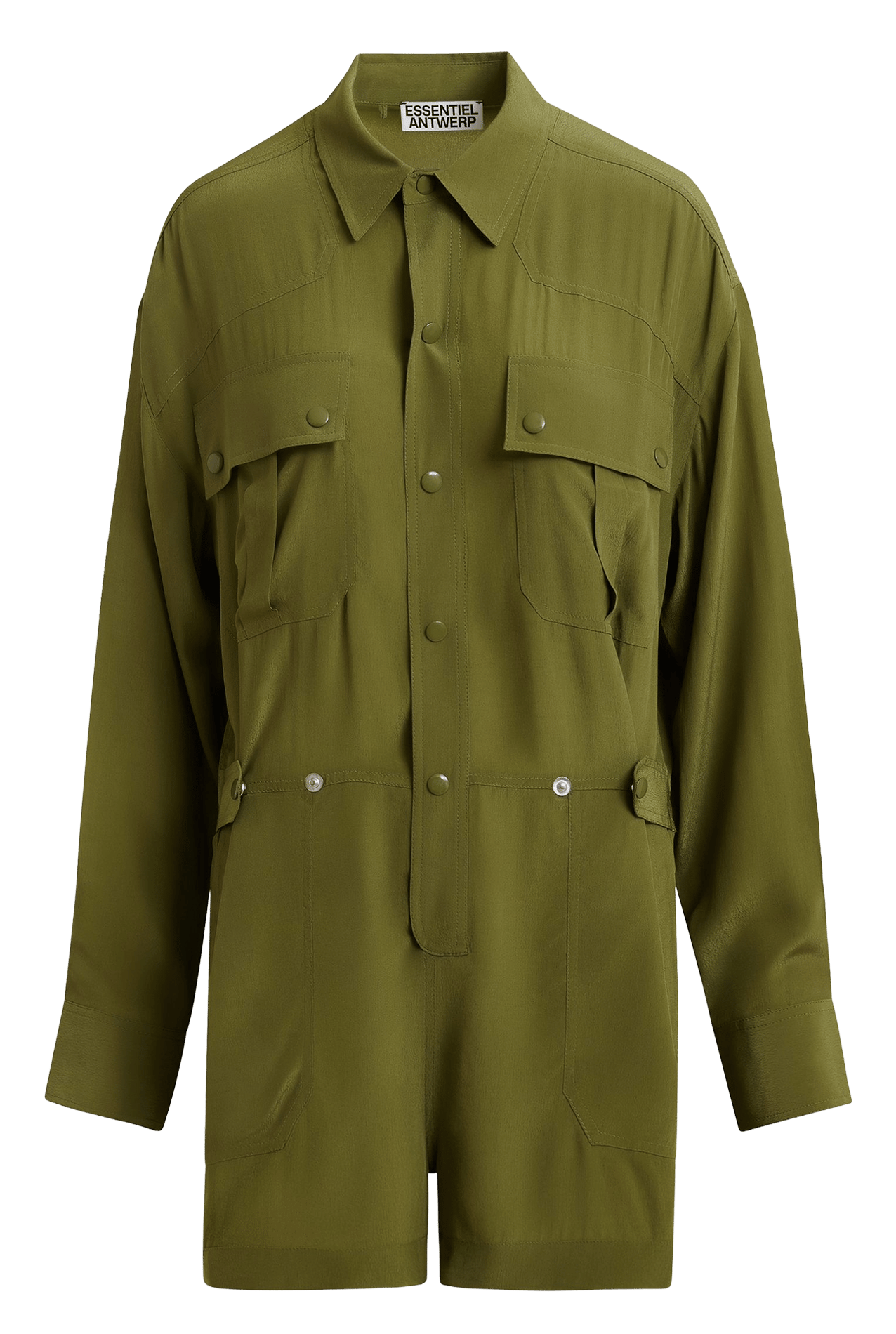 Combishort oversize col classique ESSENTIEL ANTWERP Vert