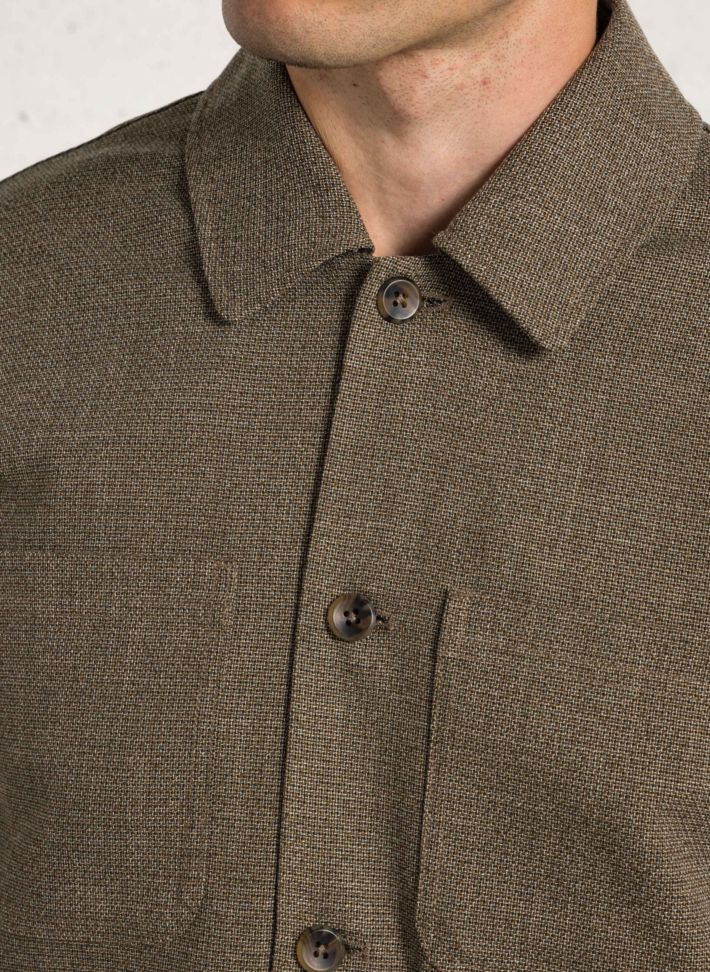 Overshirt oversize collo classico LES DEUX Marrone