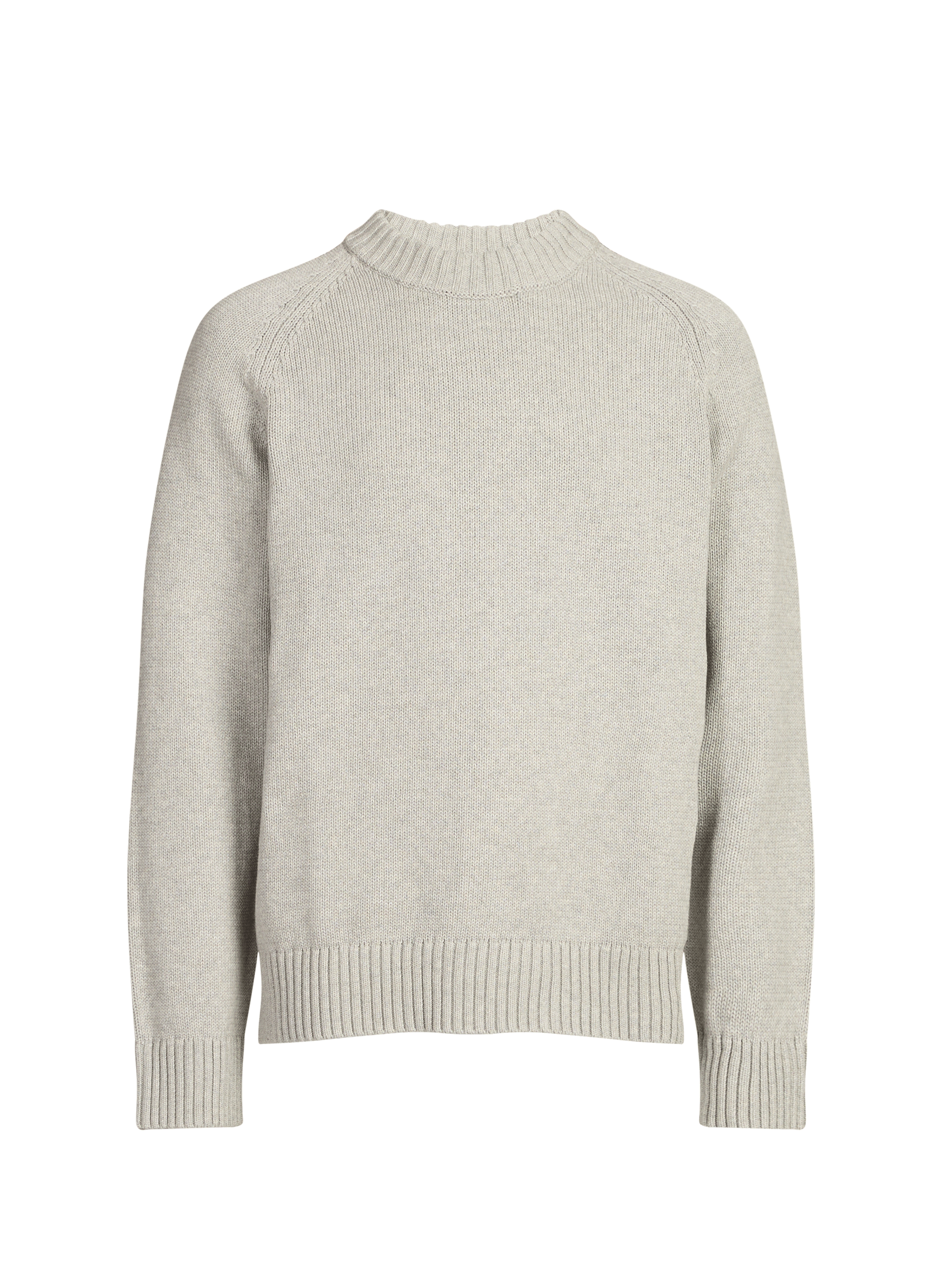 Straight cotton sweater with round neck SAISON 1865