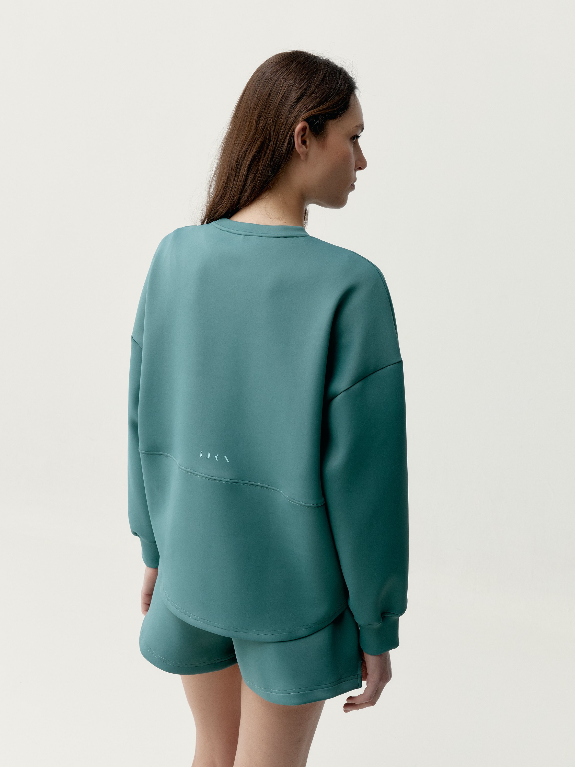 Performance Hoodless Recovery Sweatshirt BORN Blue