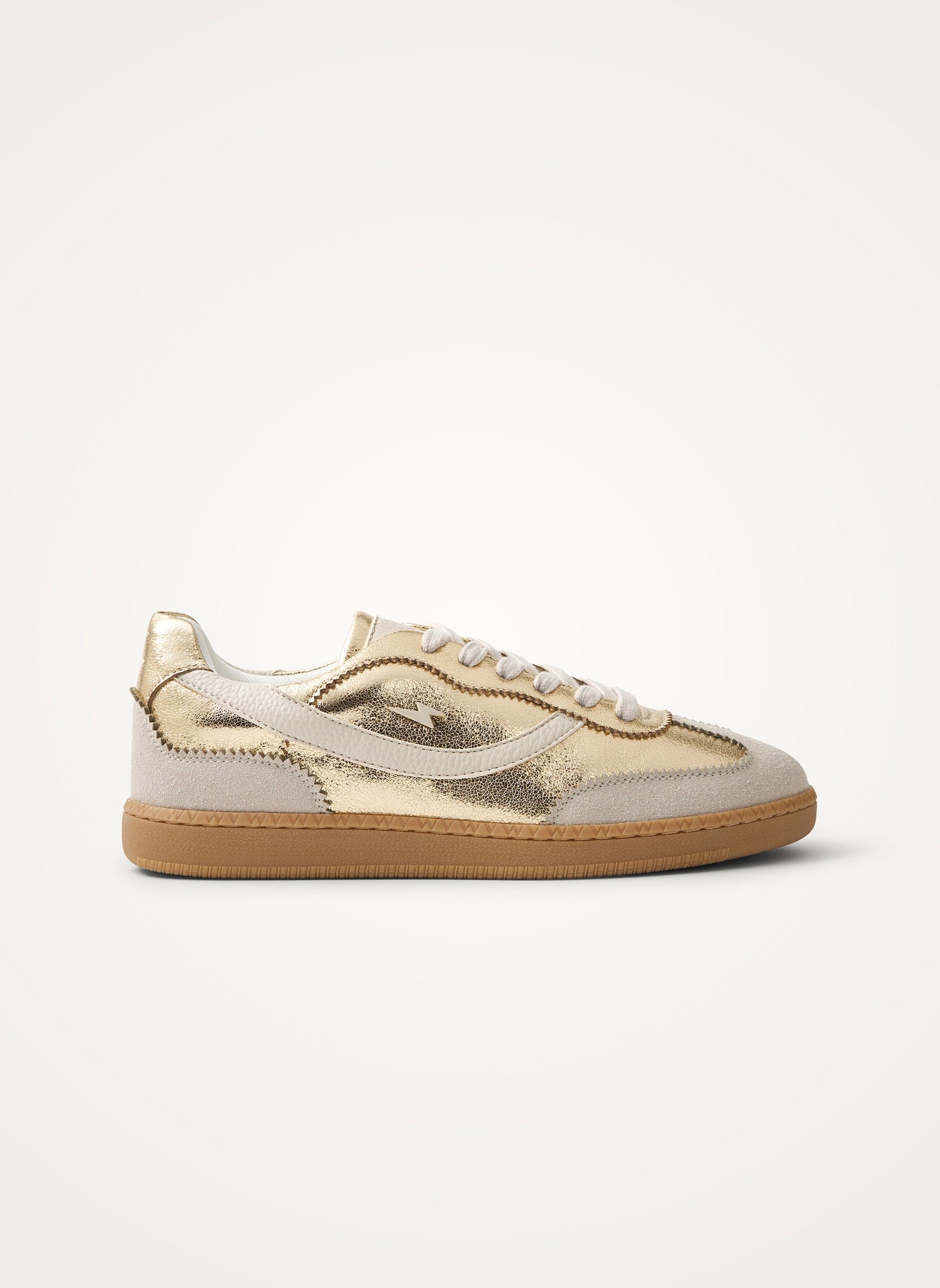 Mini lightning bolt sneakers with retro sole VANESSA WU Golden