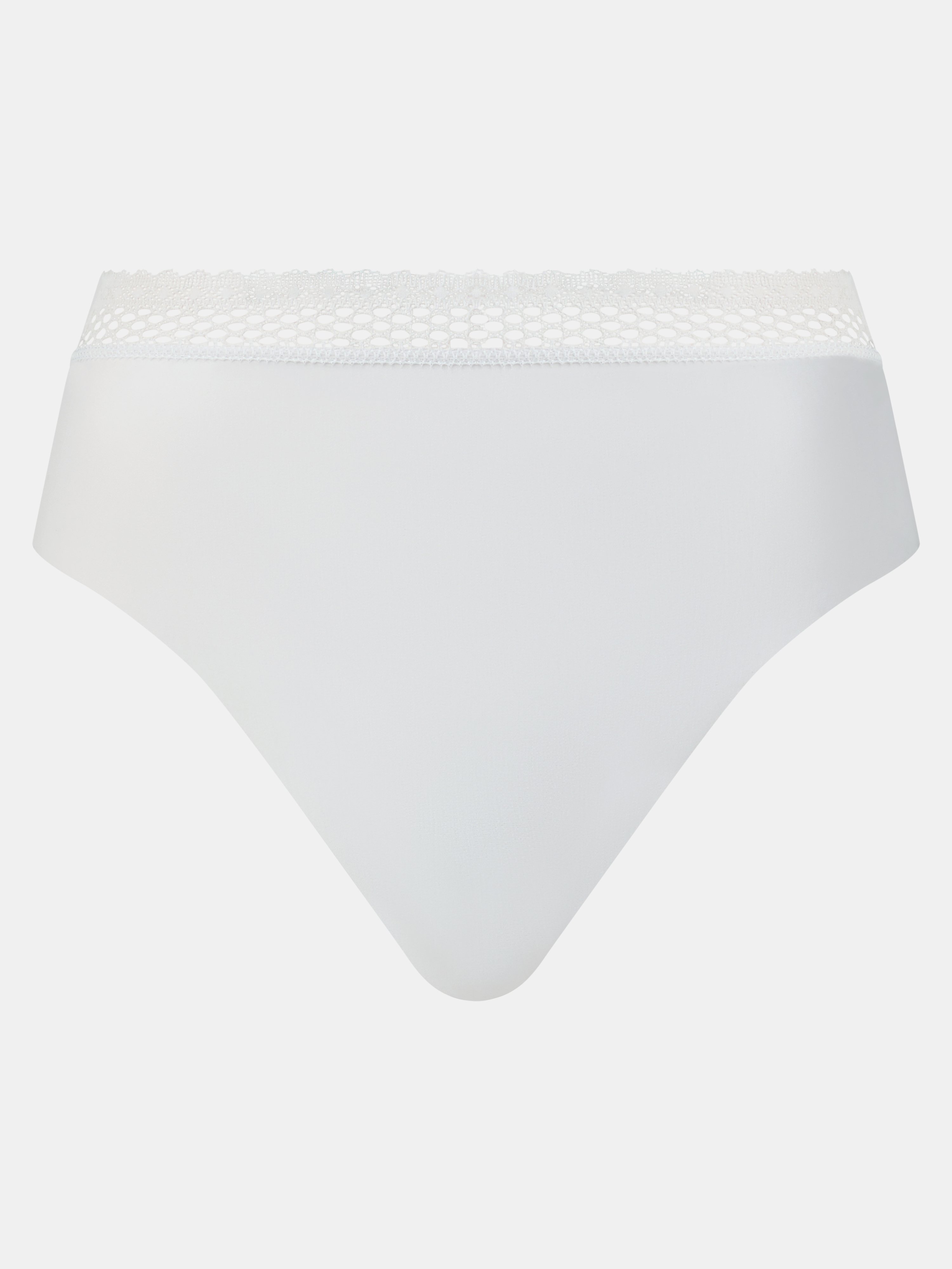 High-waisted high-cut briefs CHANTELLE White