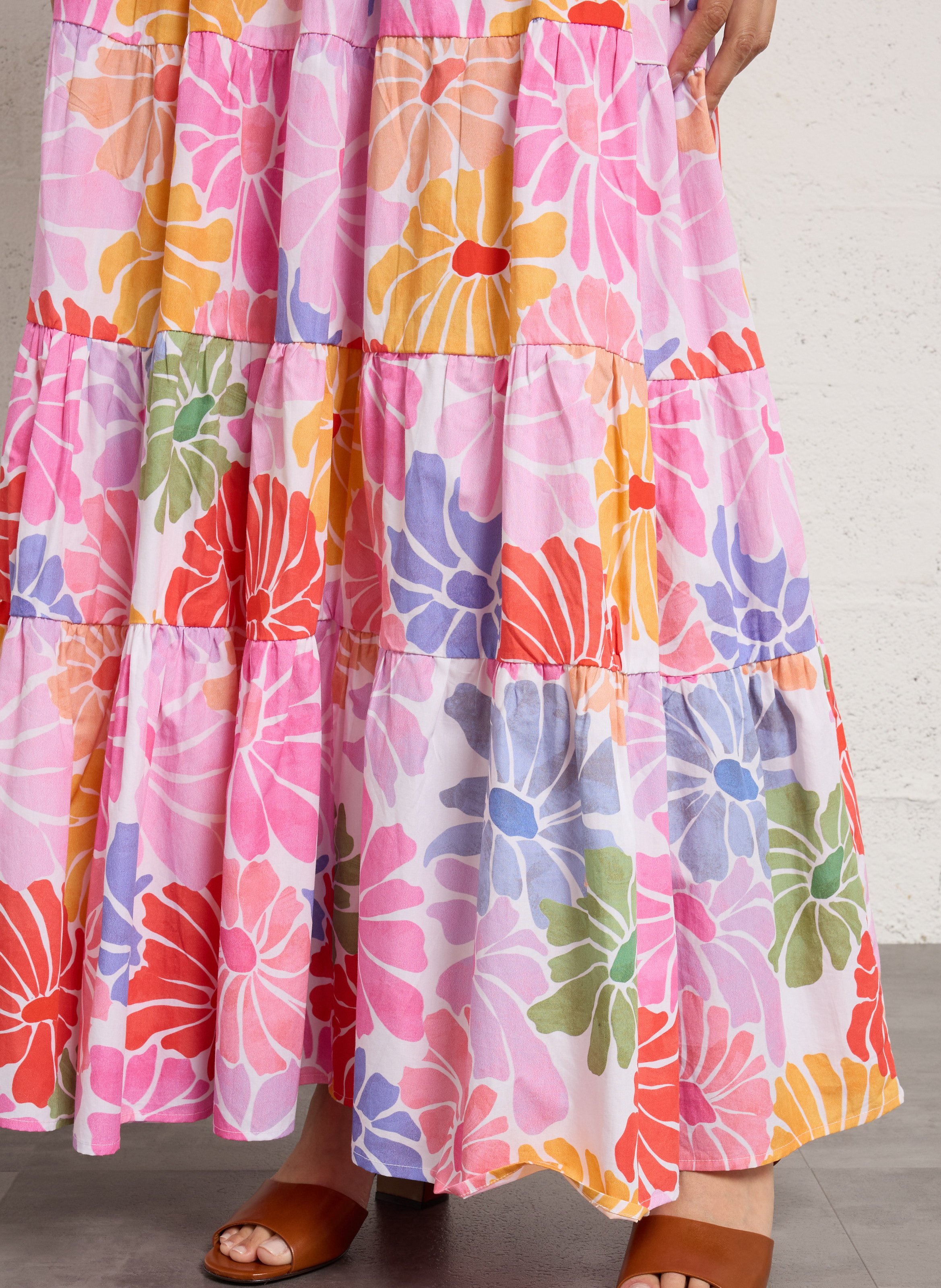 Jupe longue évasée SUNDRESS Multicolore