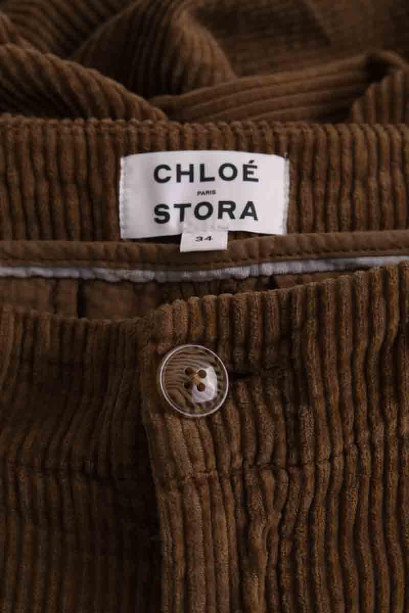 Carrot trousers CHLOE STORA - SECONDE MAIN Brown