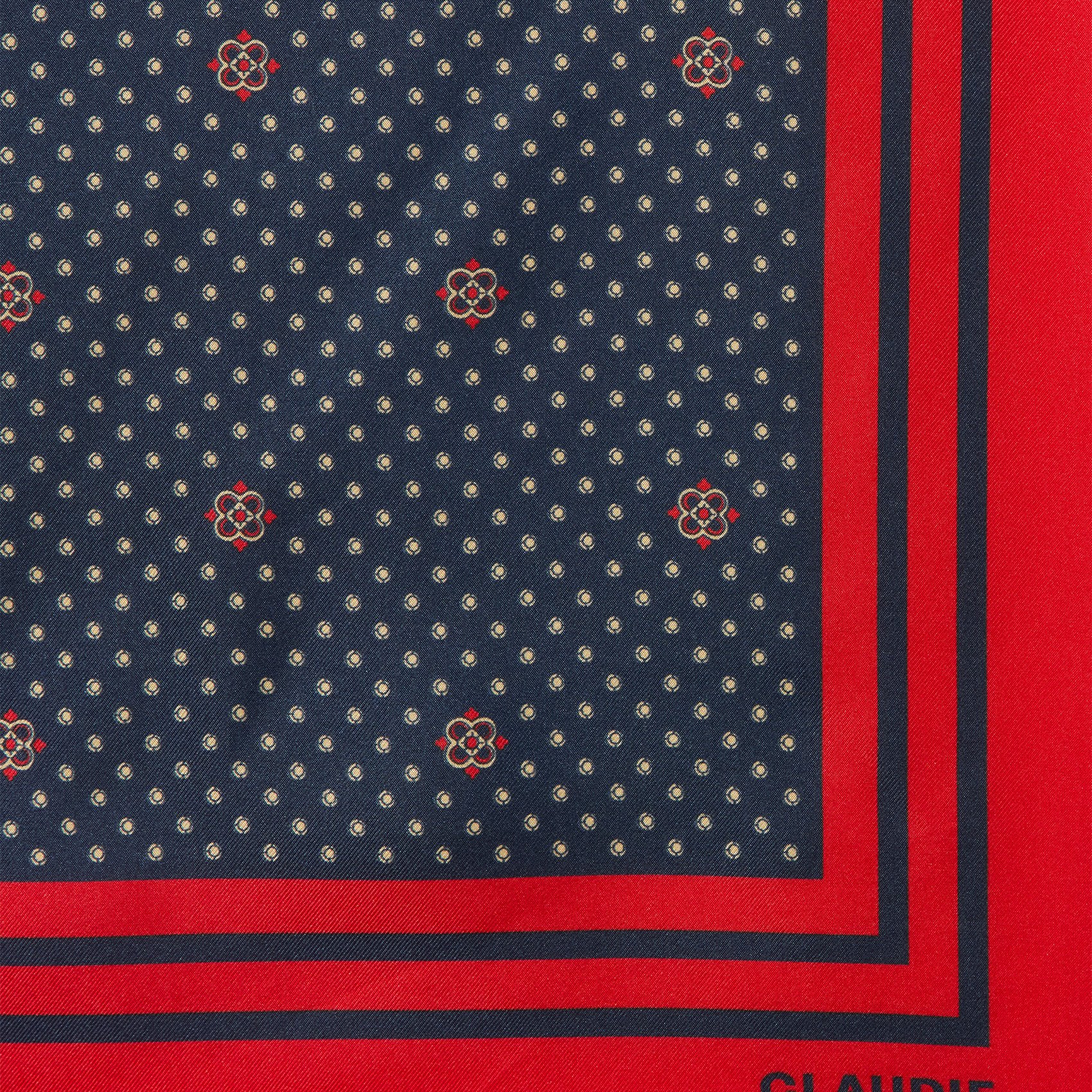 Foulard van zijde met print CLAUDIE PIERLOT Veelkleurig