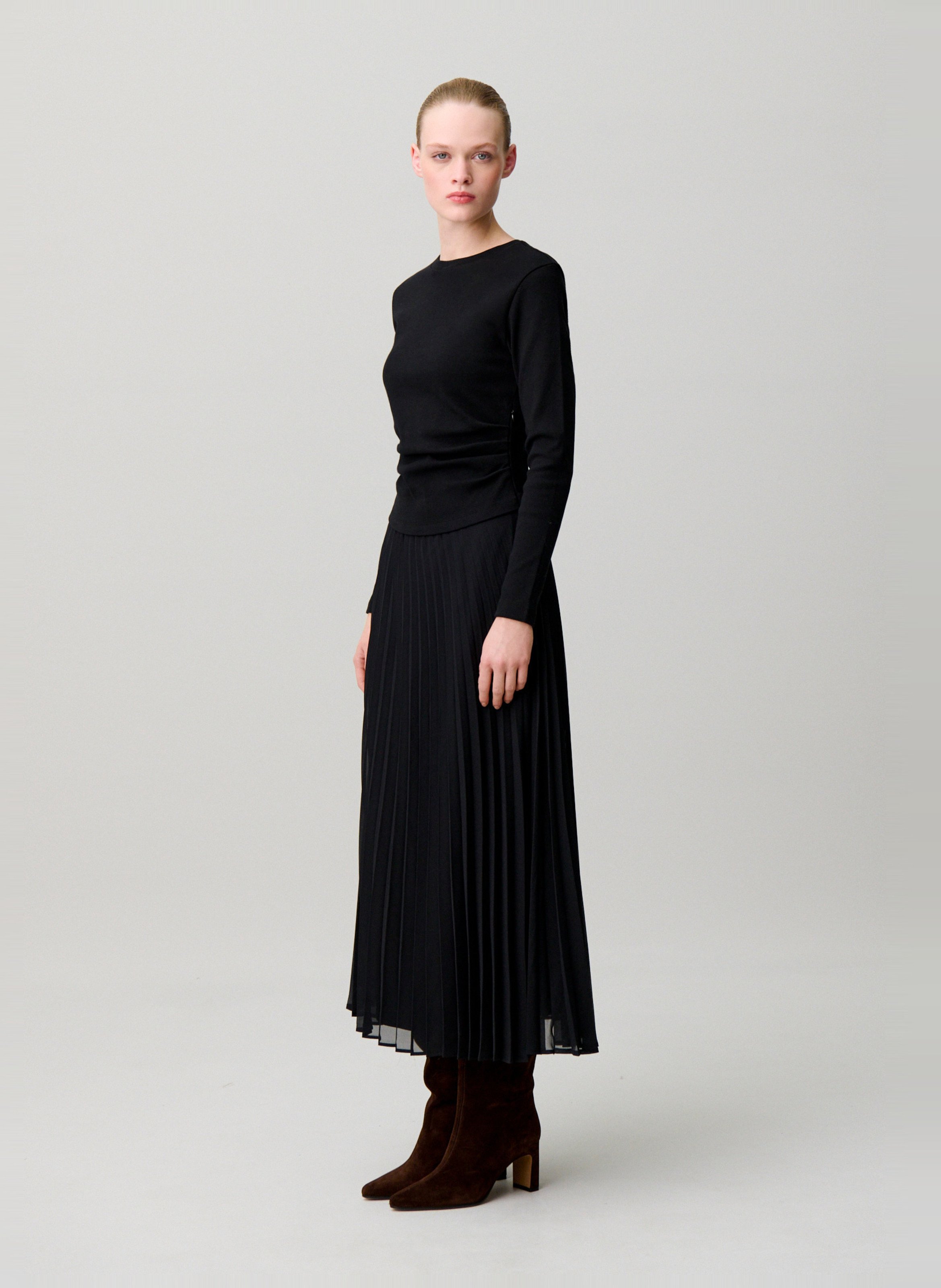 Robe longue évasée CLAUDIE PIERLOT Noir