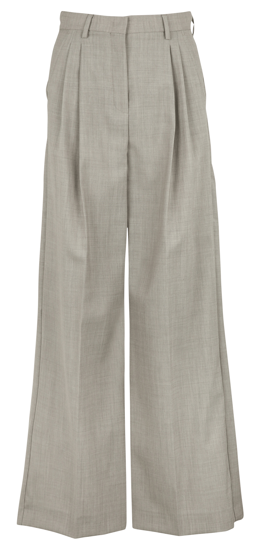 Pantalon large à plus en laine MAX MARA WEEK END
