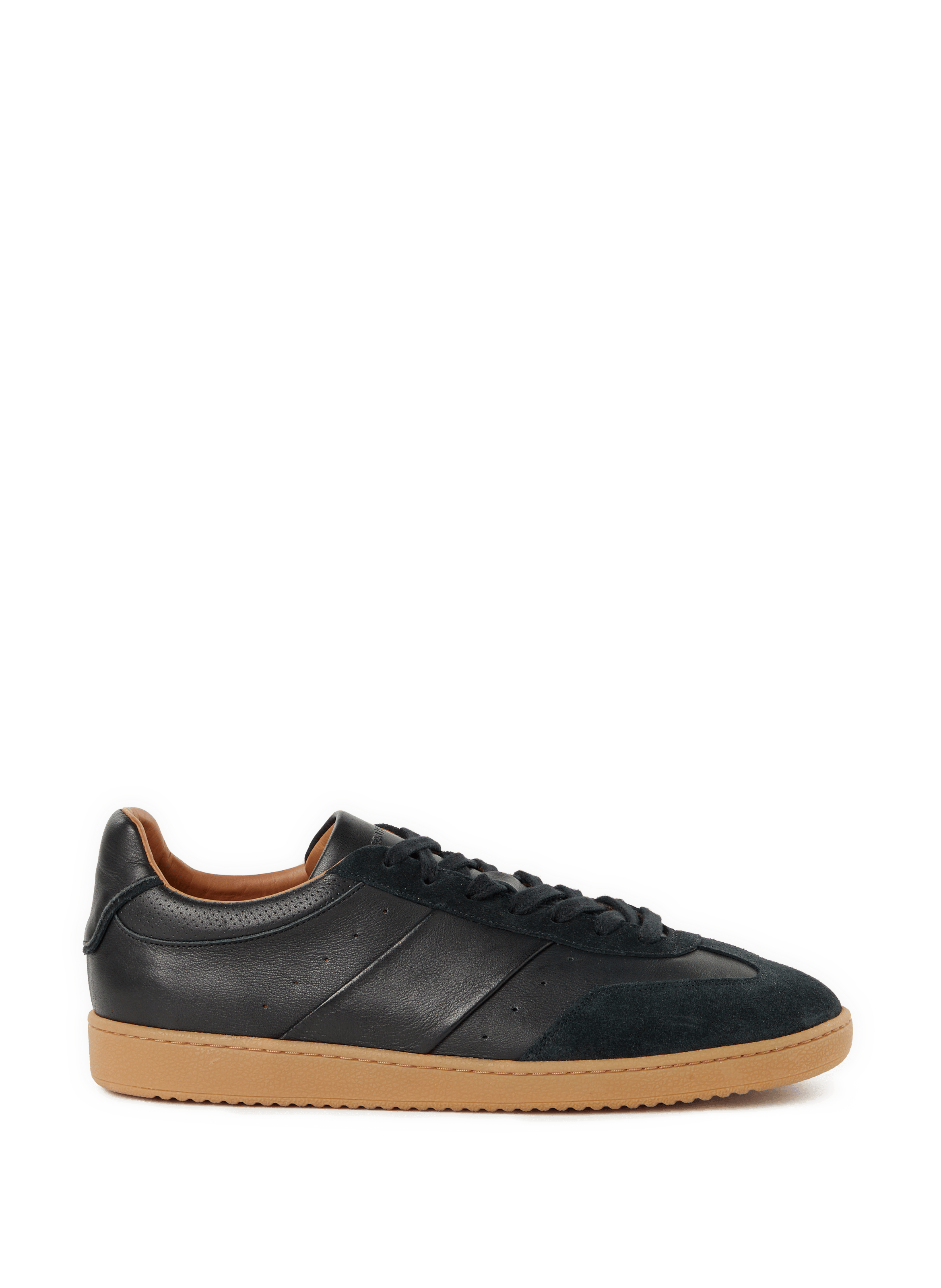 Leather and cotton blend saloon sneakers SAISON 1865
