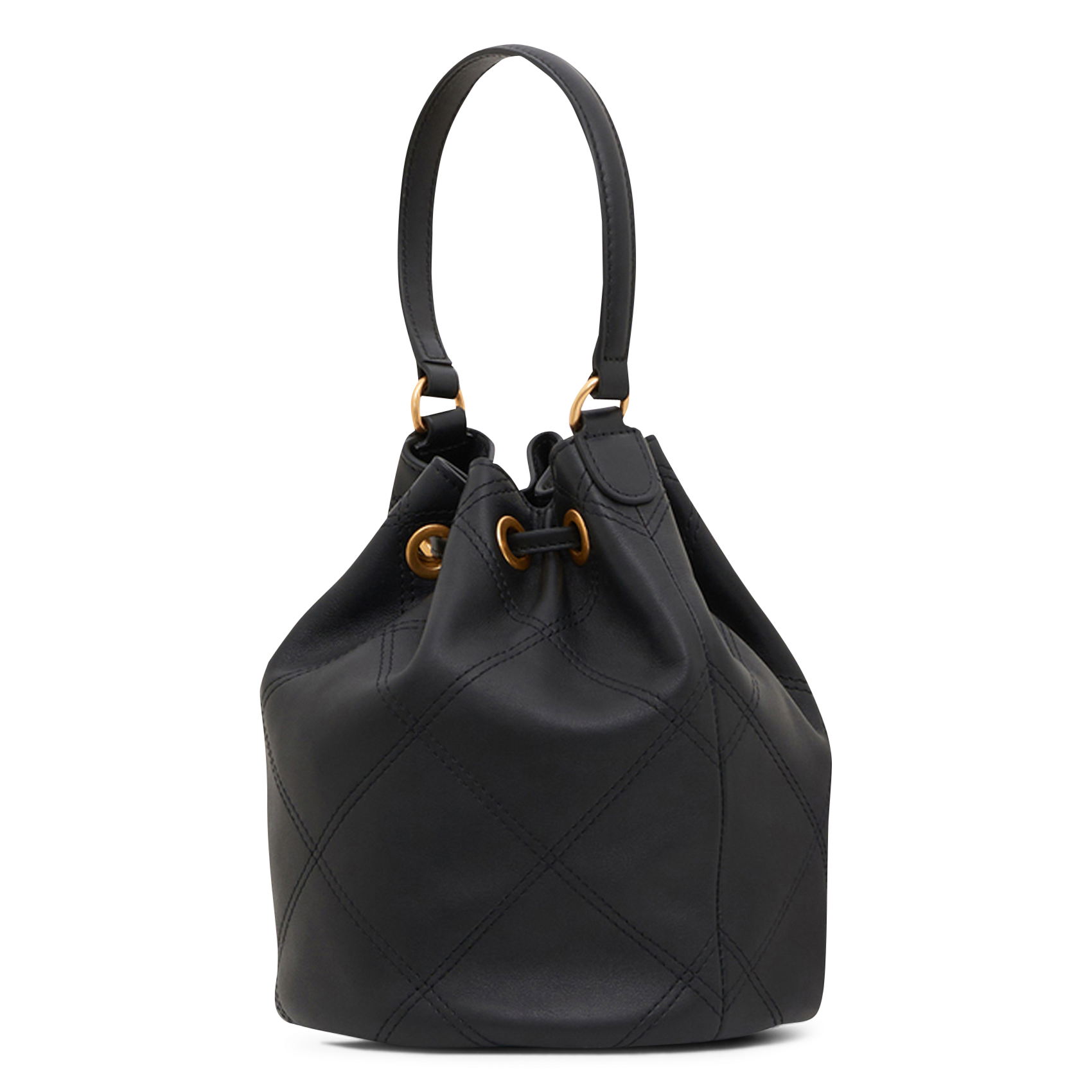 Leren bucket bag om in de hand te dragen GERARD DAREL Zwart