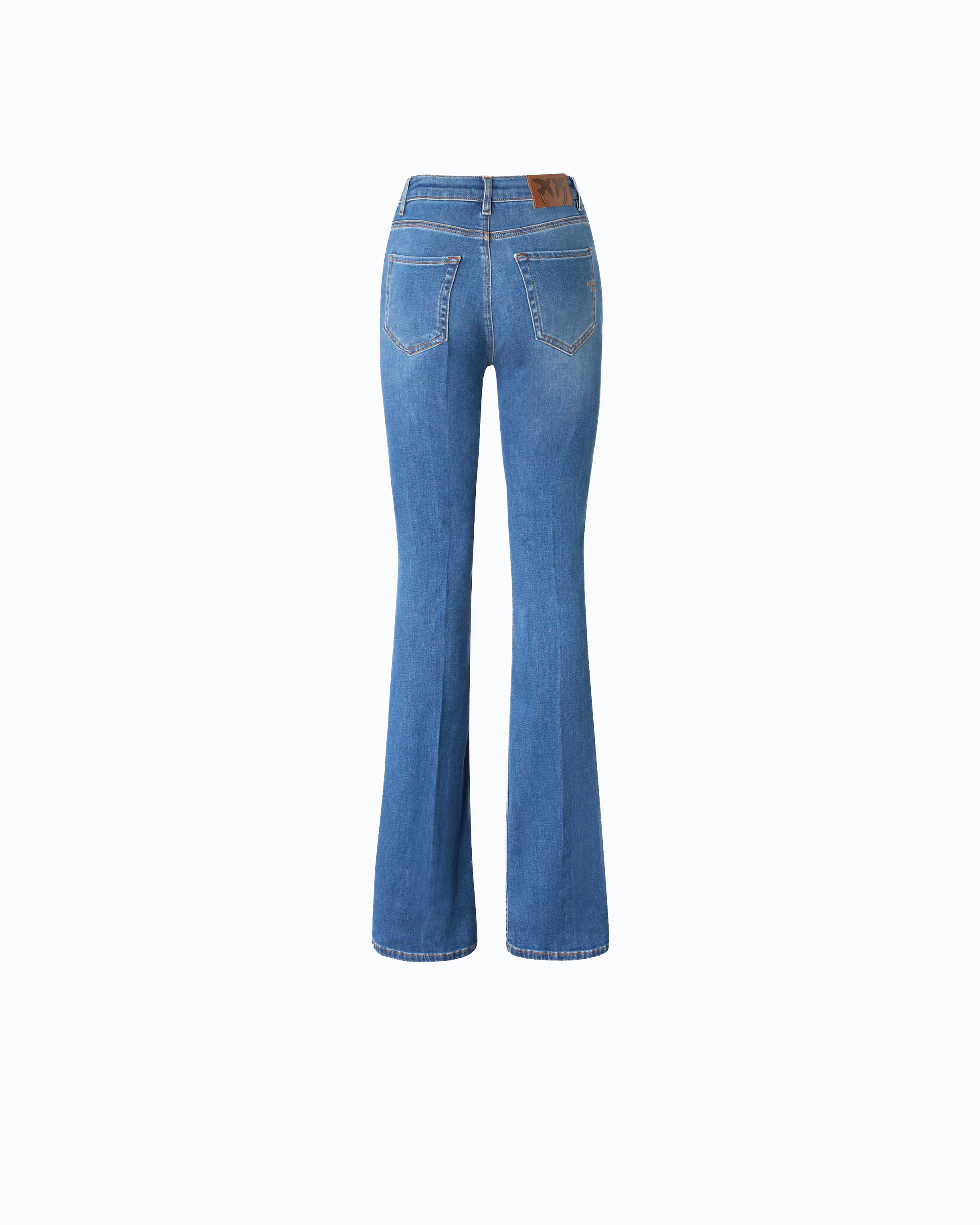 Five-pocket flared jeans PINKO Blue
