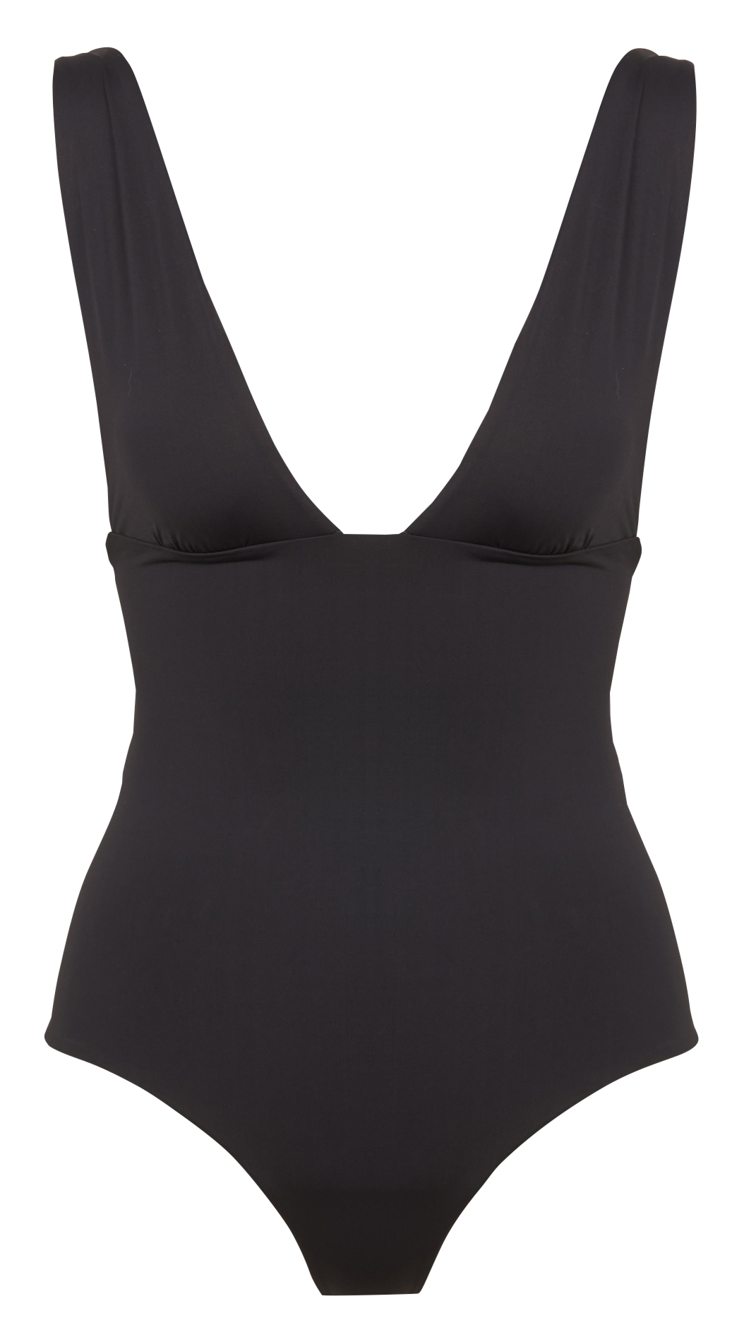 Triangle one-piece swimsuit IMAN Noir