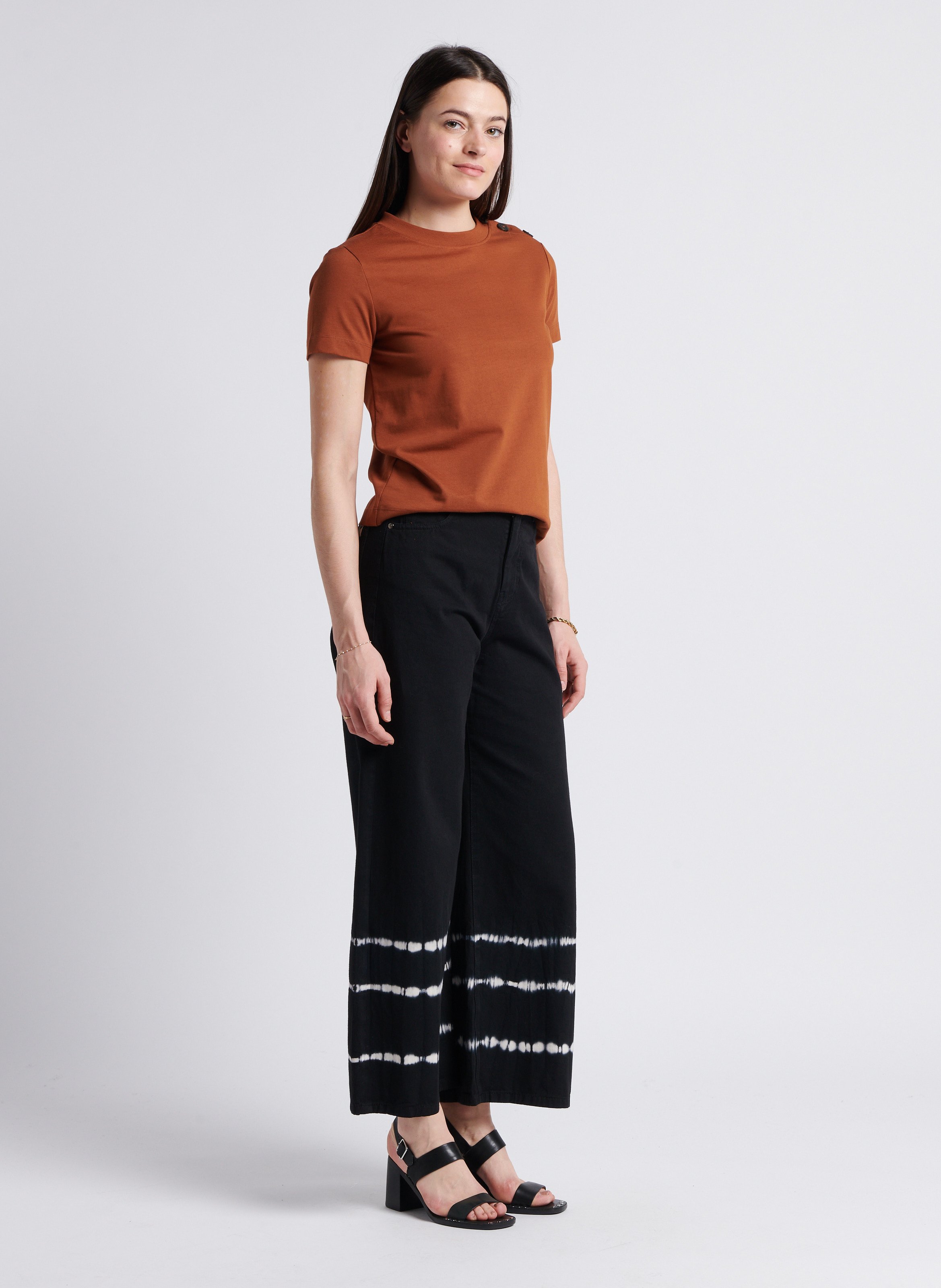 Jean patte d'eph taille haute MAX MARA WEEK END Blanc