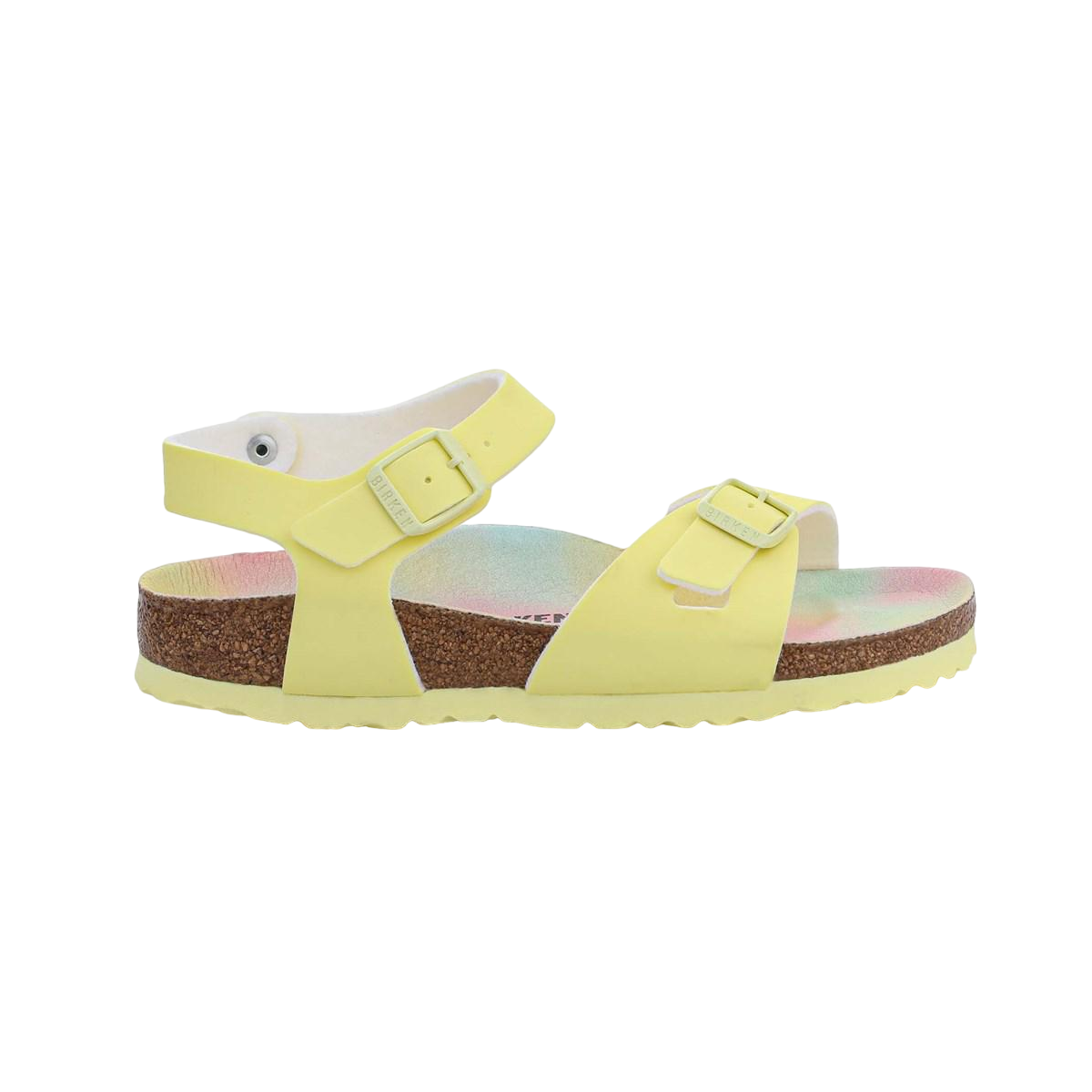 Faux leather sandals BIRKENSTOCK Yellow