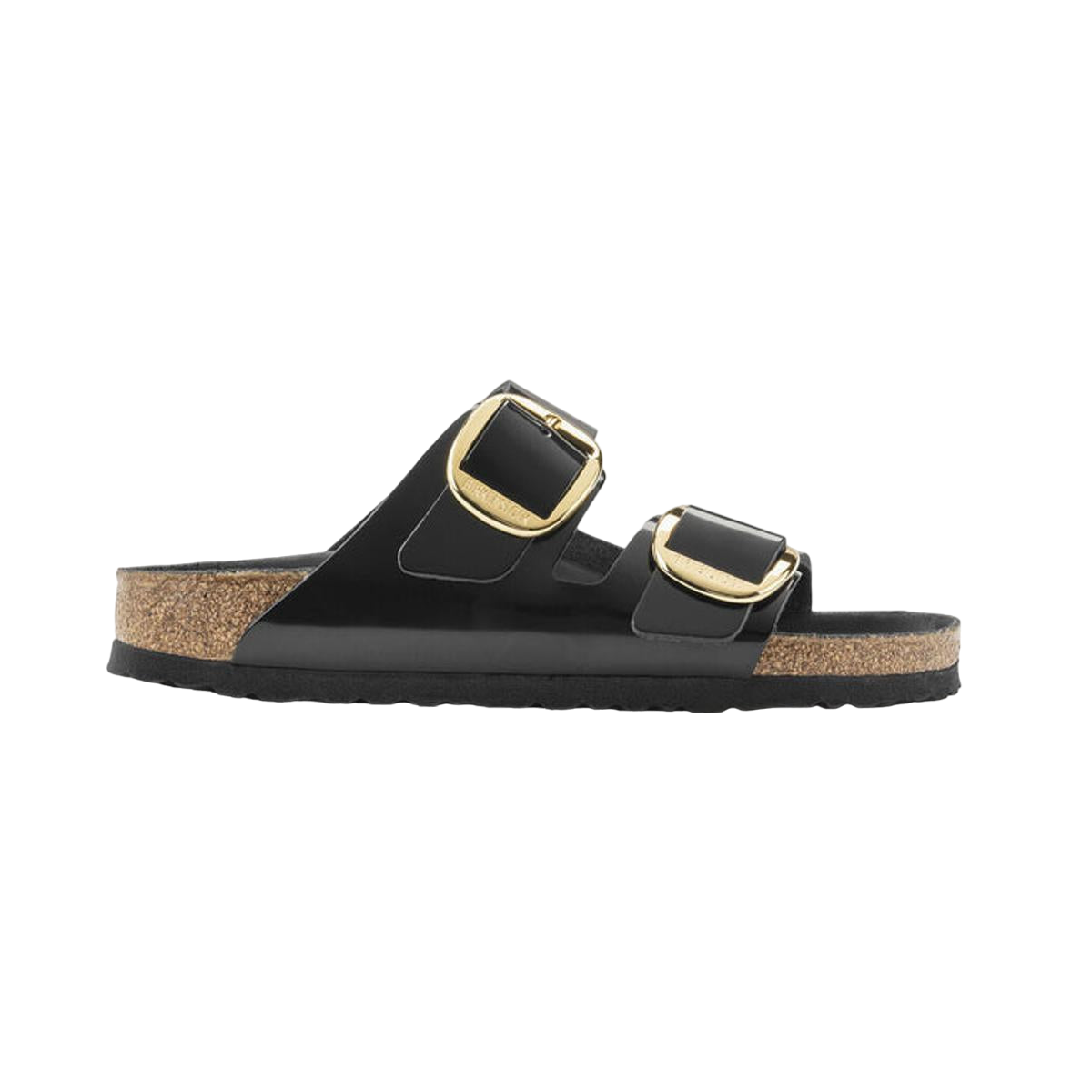 Faux leather sandals BIRKENSTOCK Black